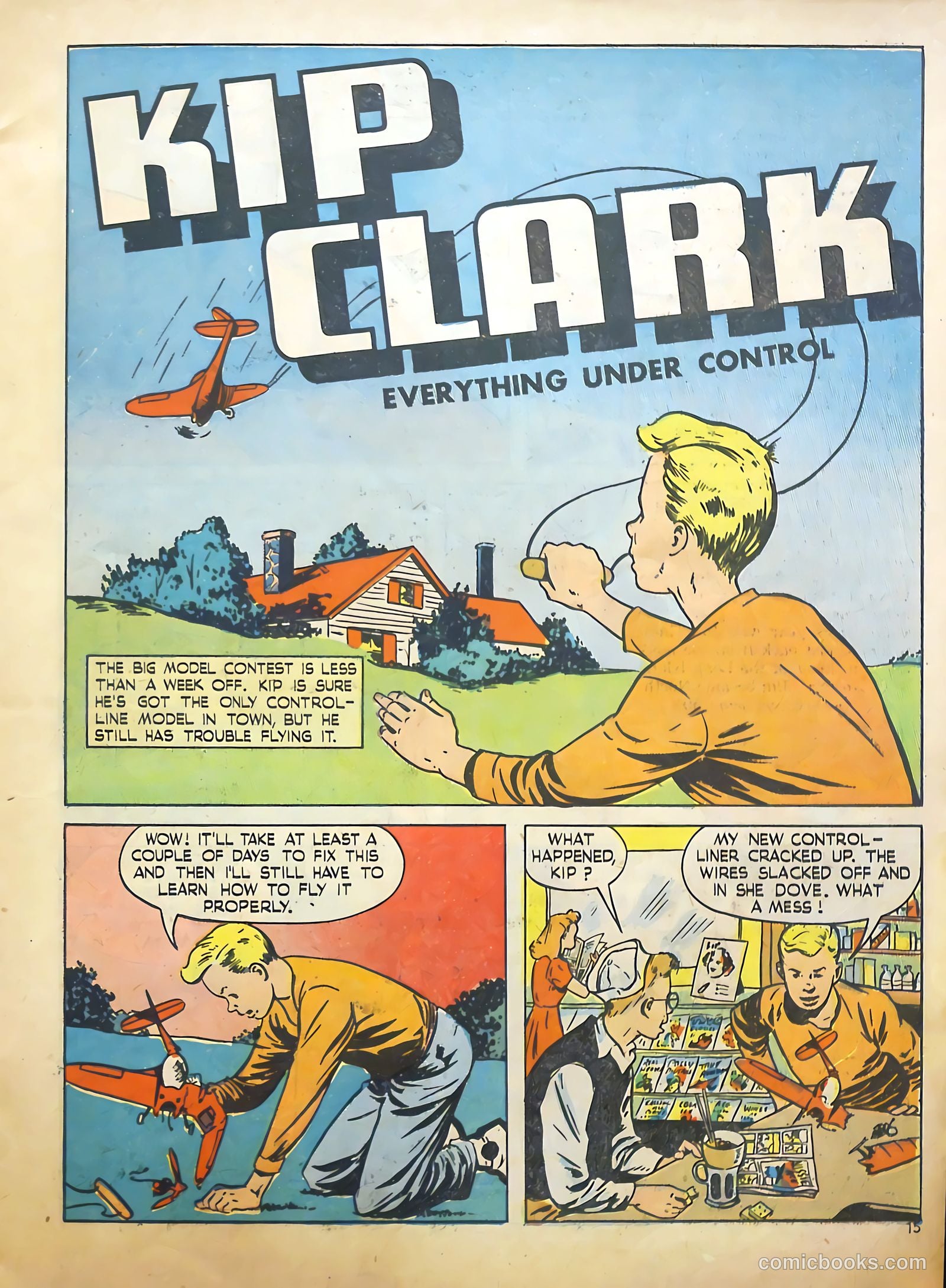 Aviation Adventures and Model Building #16 (1946) — page 15 of 51