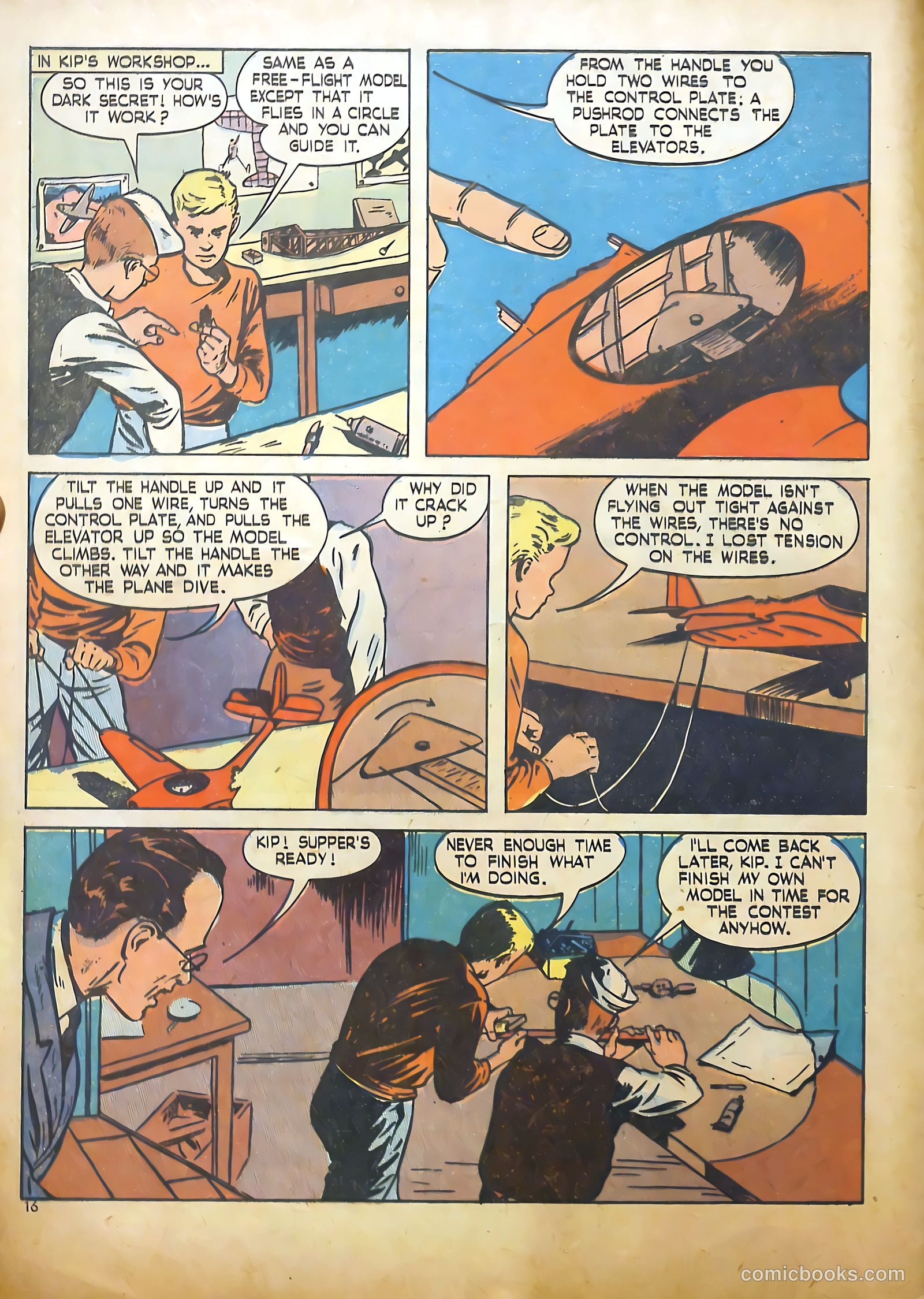 Aviation Adventures and Model Building #16 (1946) — page 16 of 51