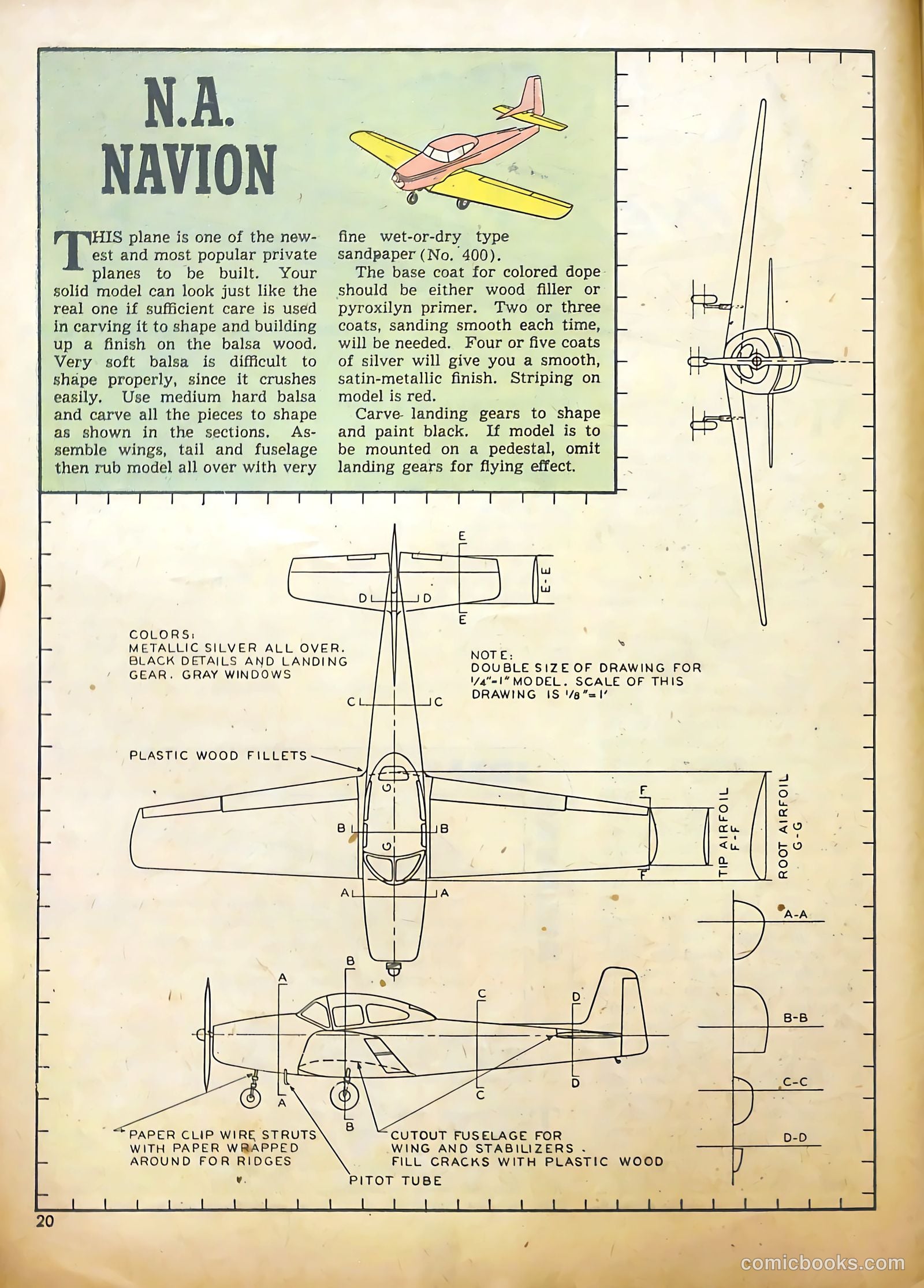 Aviation Adventures and Model Building #16 (1946) — page 20 of 51