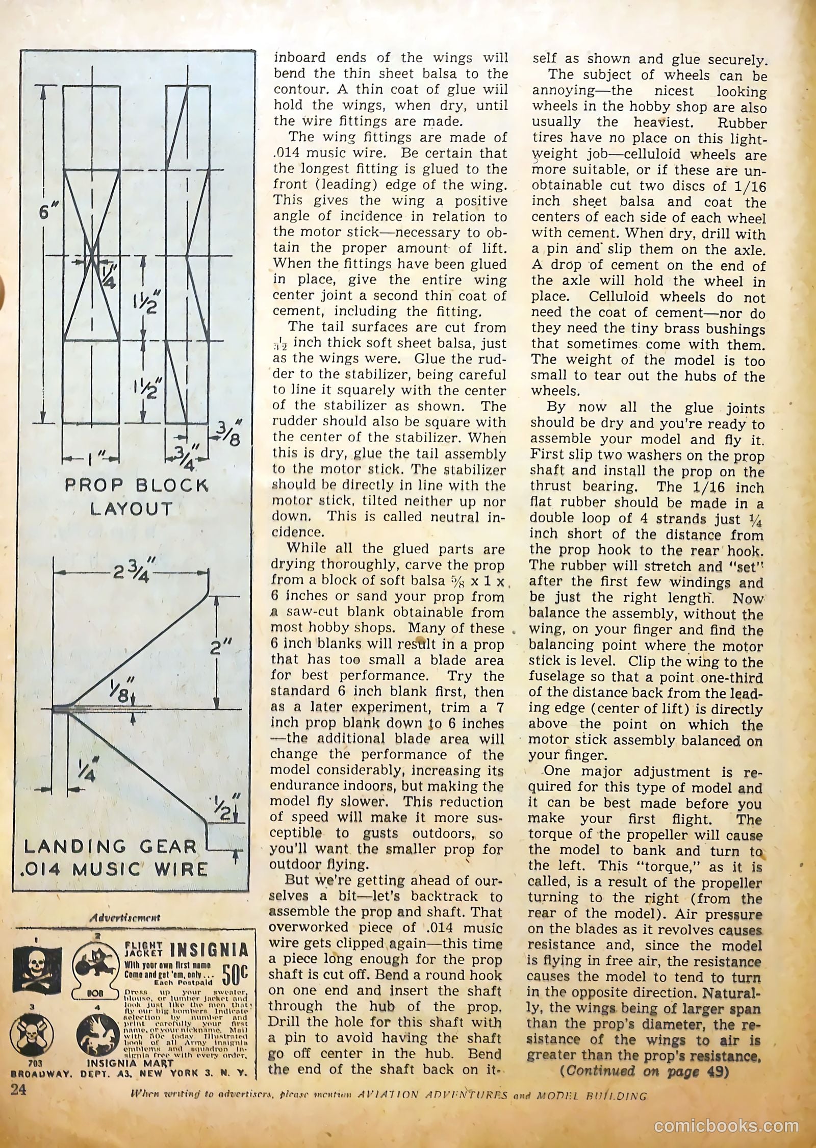 Aviation Adventures and Model Building #16 (1946) — page 24 of 51