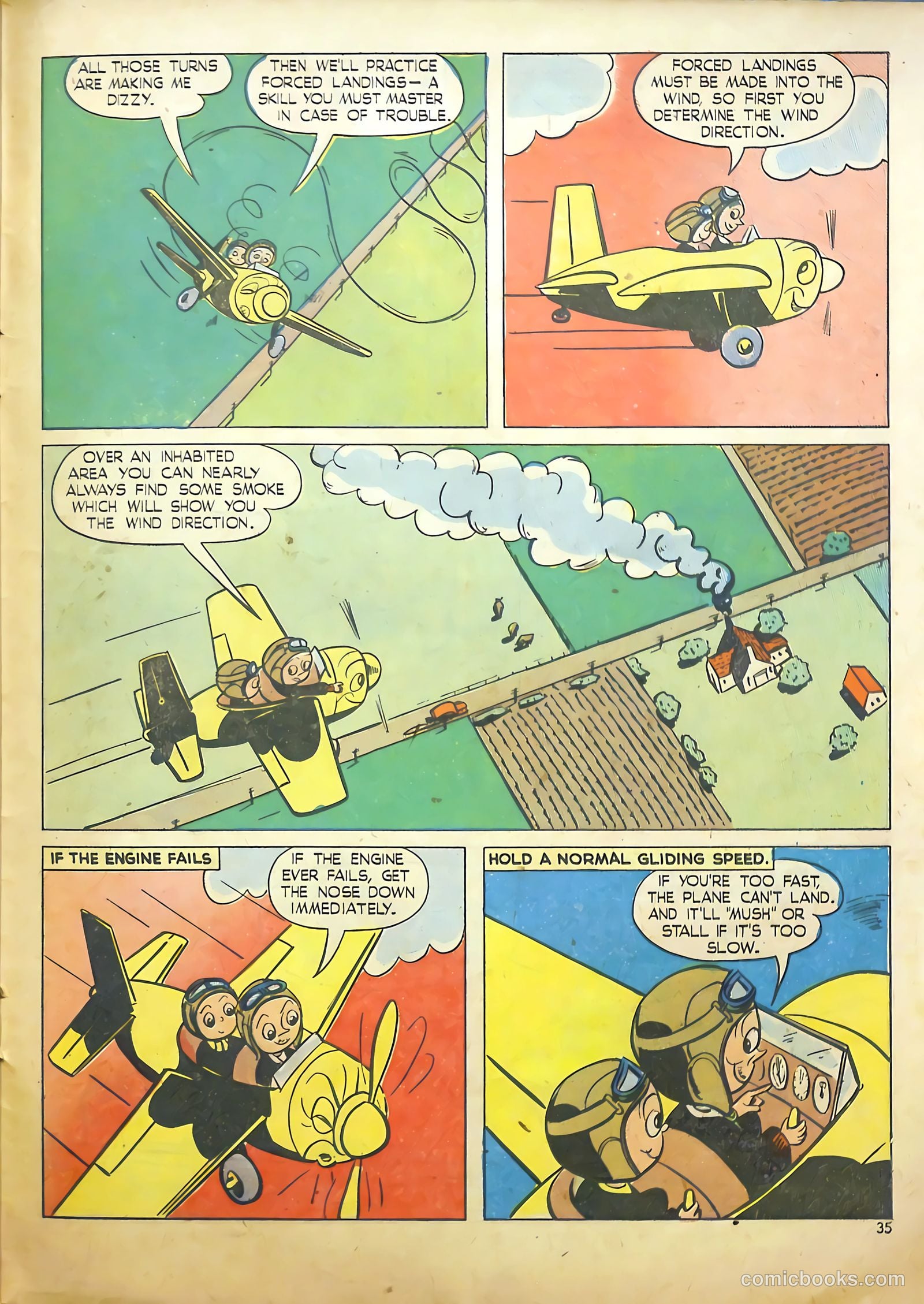 Aviation Adventures and Model Building #16 (1946) — page 35 of 51