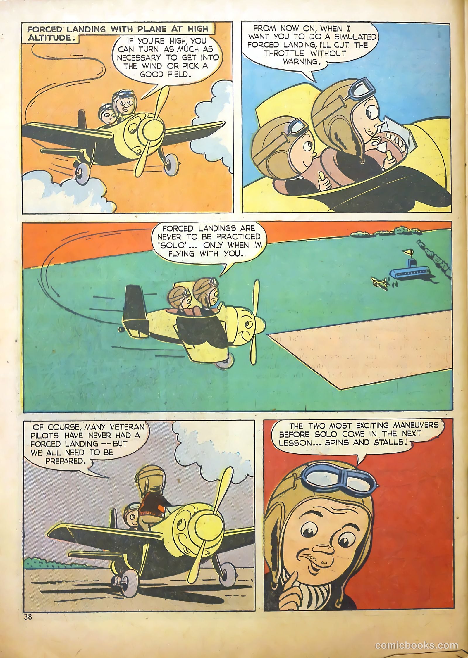Aviation Adventures and Model Building #16 (1946) — page 38 of 51