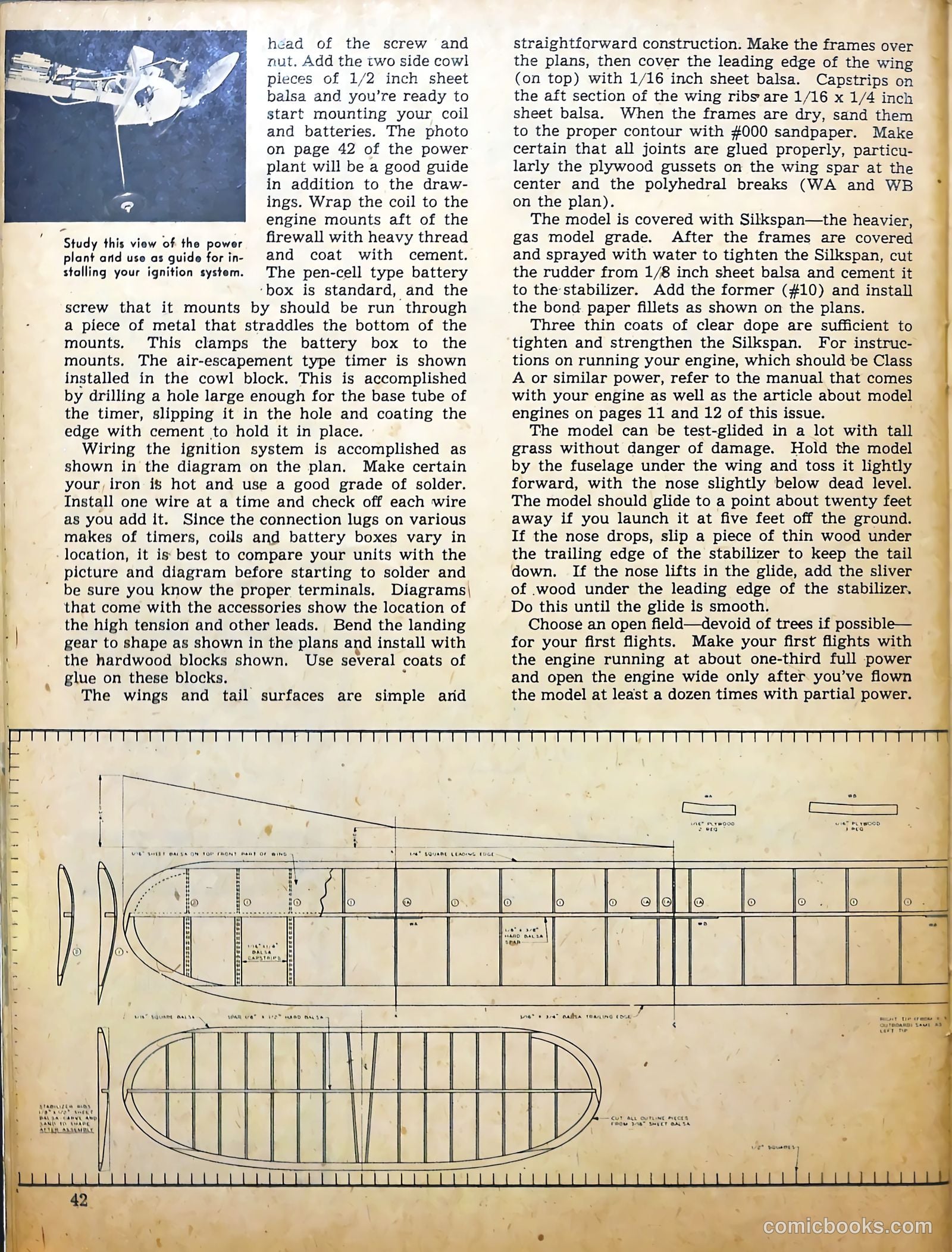 Aviation Adventures and Model Building #16 (1946) — page 41 of 51