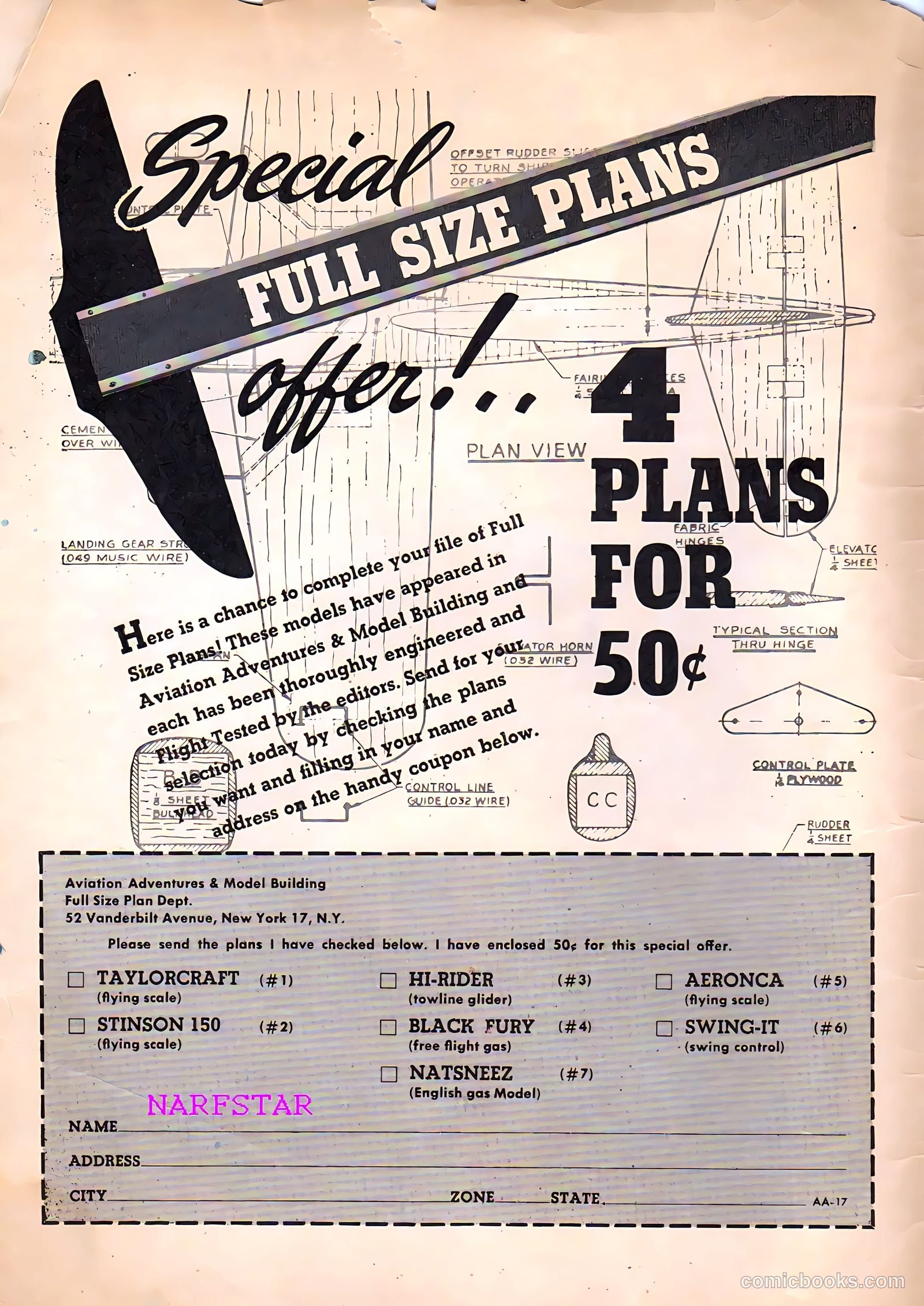 Aviation Adventures and Model Building #17 (1947) — page 2 of 60