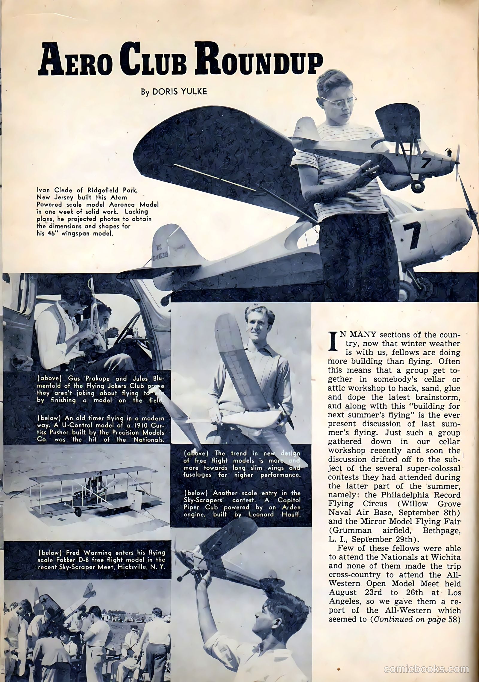 Aviation Adventures and Model Building #17 (1947) — page 12 of 60