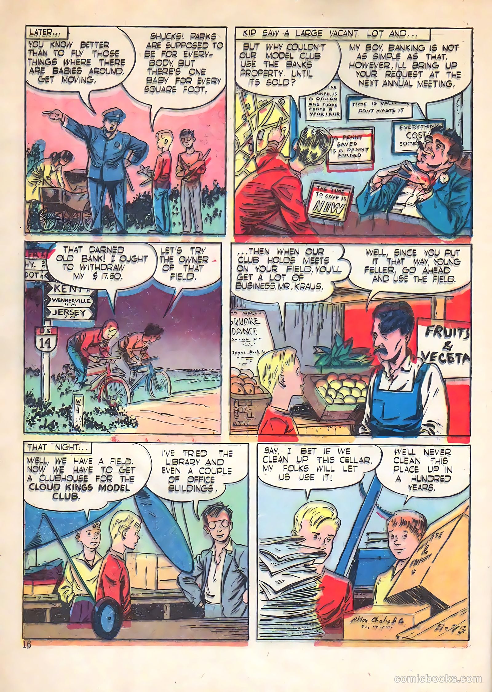 Aviation Adventures and Model Building #17 (1947) — page 16 of 60