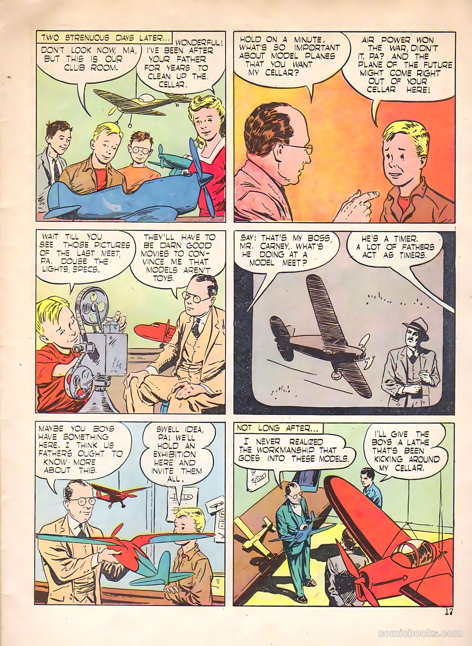 Aviation Adventures and Model Building #17 (1947) — page 17 of 60