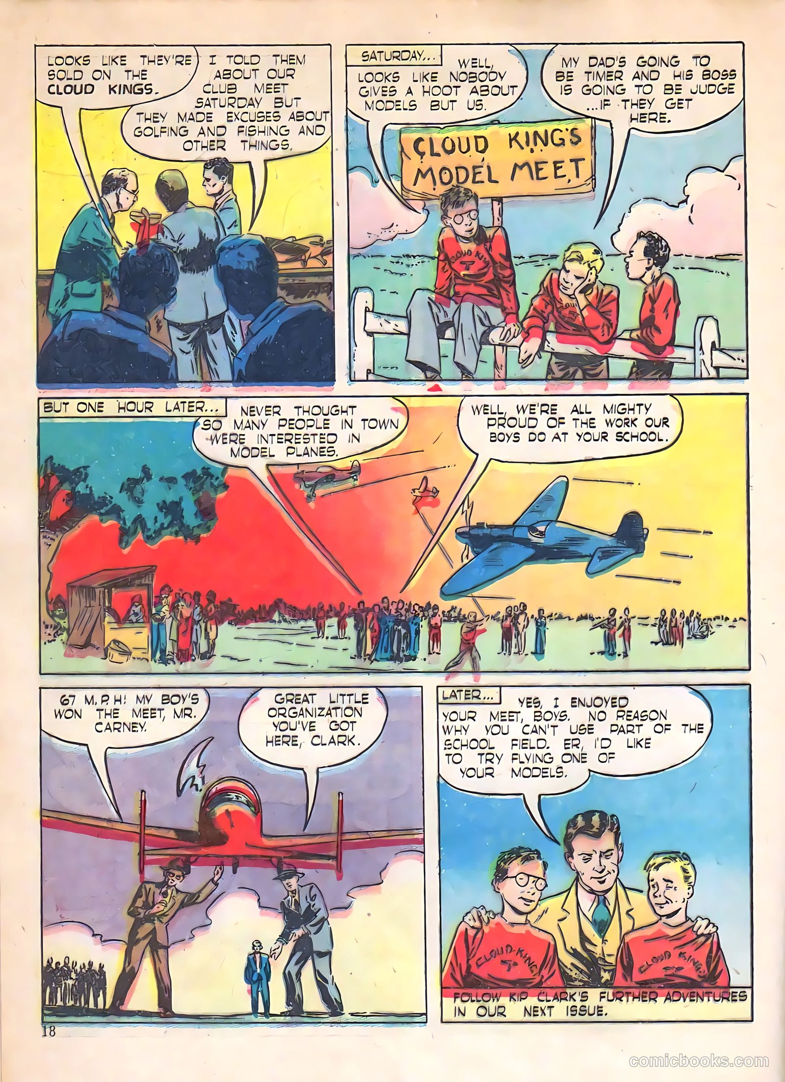 Aviation Adventures and Model Building #17 (1947) — page 18 of 60