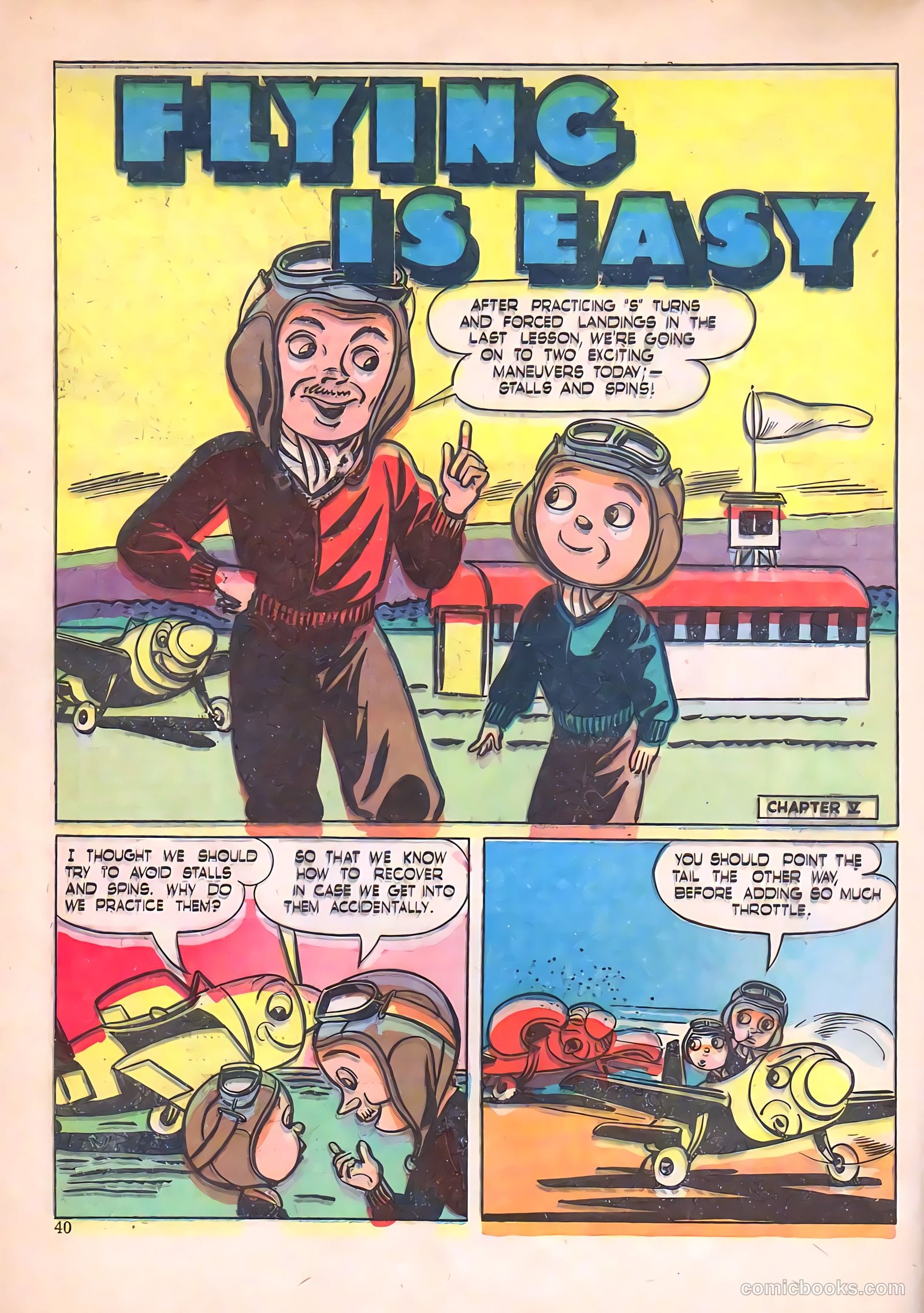 Aviation Adventures and Model Building #17 (1947) — page 40 of 60