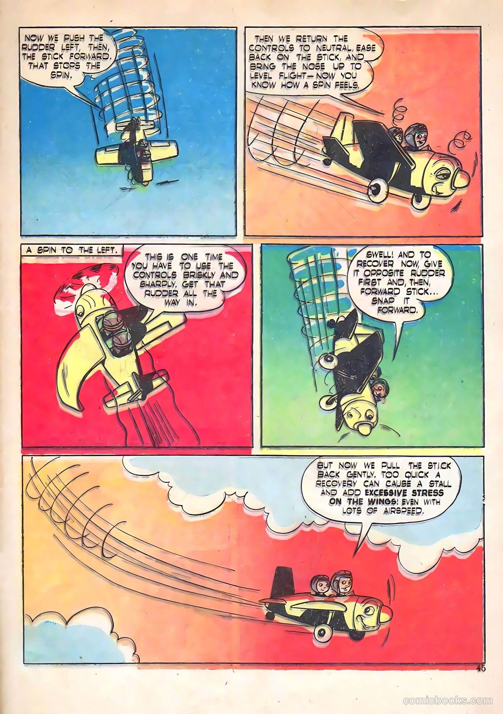 Aviation Adventures and Model Building #17 (1947) — page 45 of 60