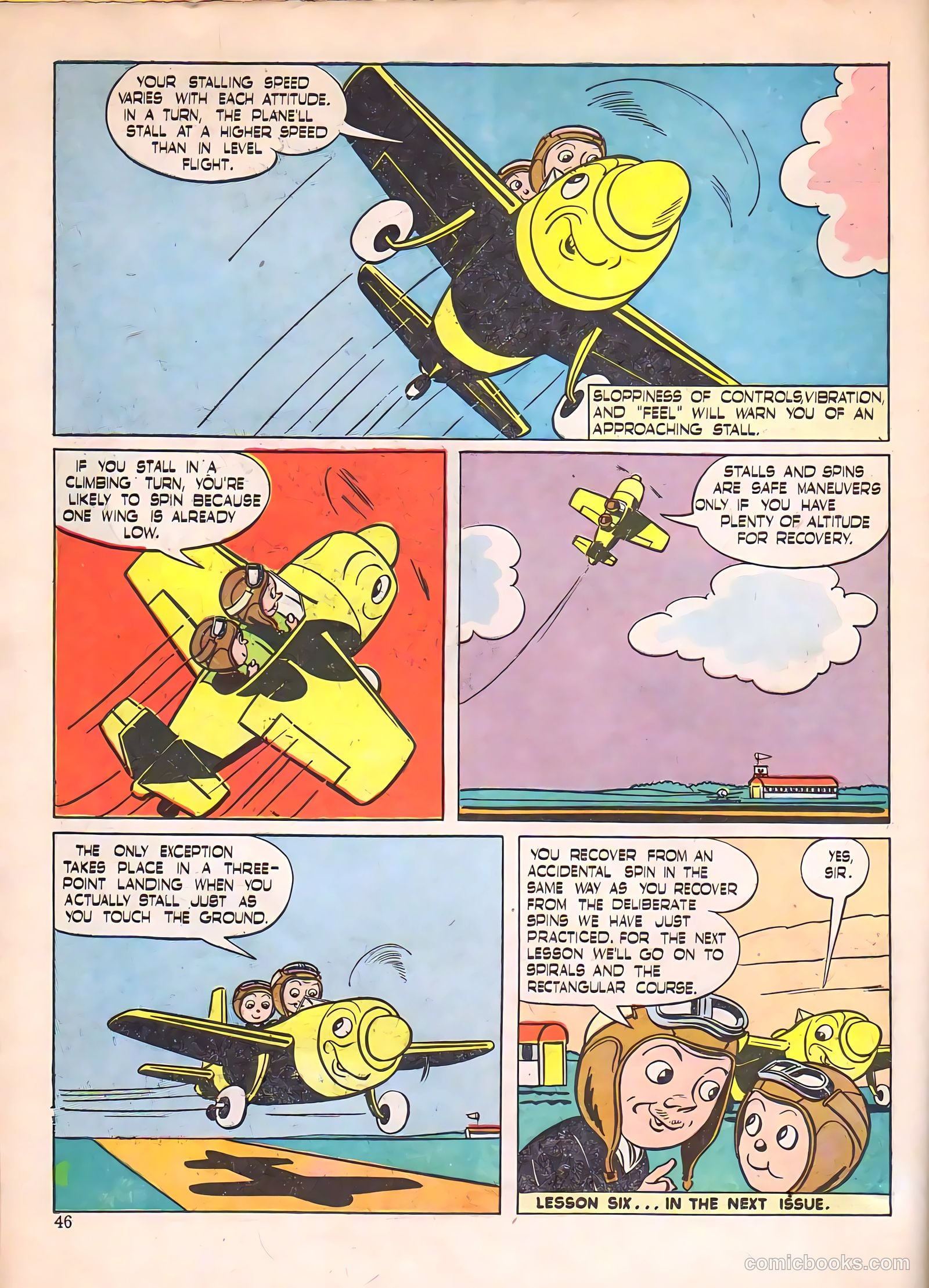 Aviation Adventures and Model Building #17 (1947) — page 46 of 60