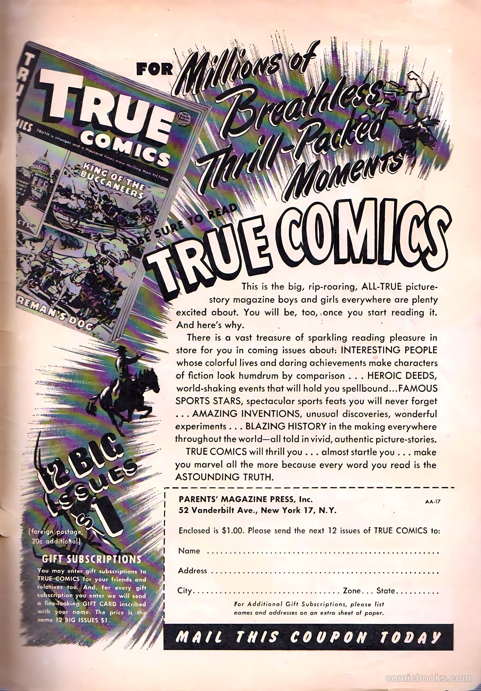 Aviation Adventures and Model Building #17 (1947) — page 59 of 60