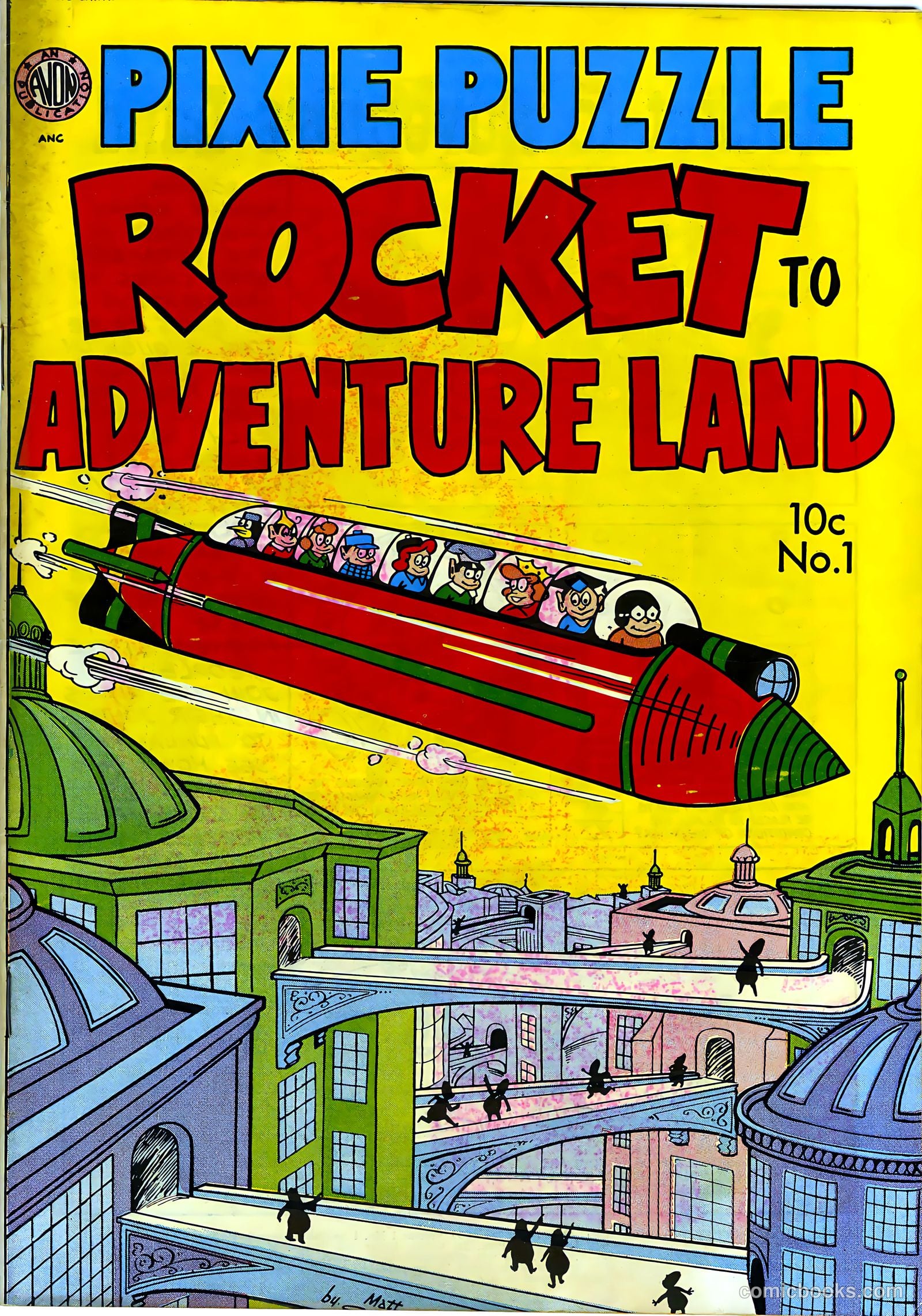 Pixie Puzzle Rocket to Adventureland #1 (1952) — page 2 of 37