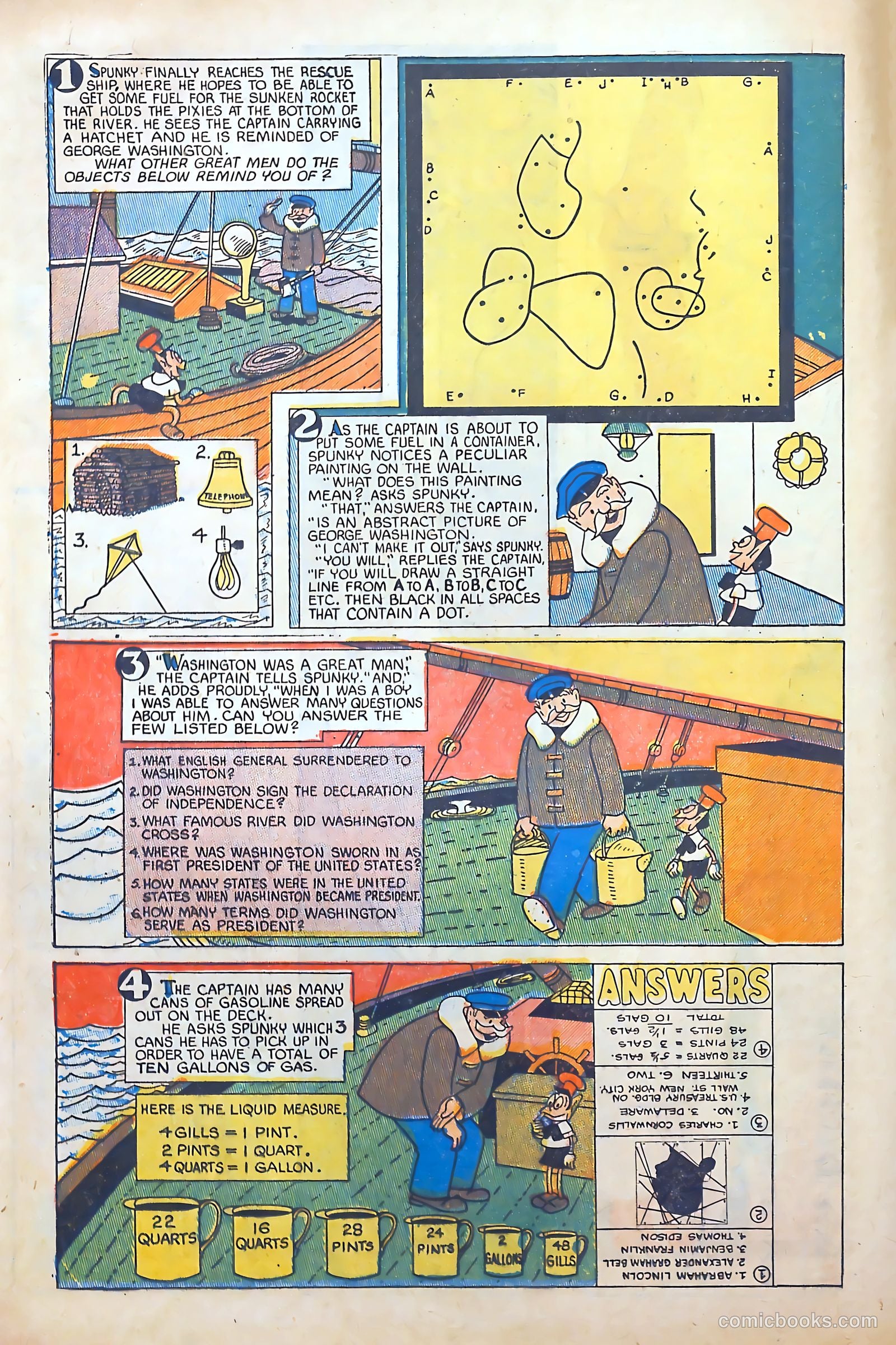 Pixie Puzzle Rocket to Adventureland #1 (1952) — page 13 of 37