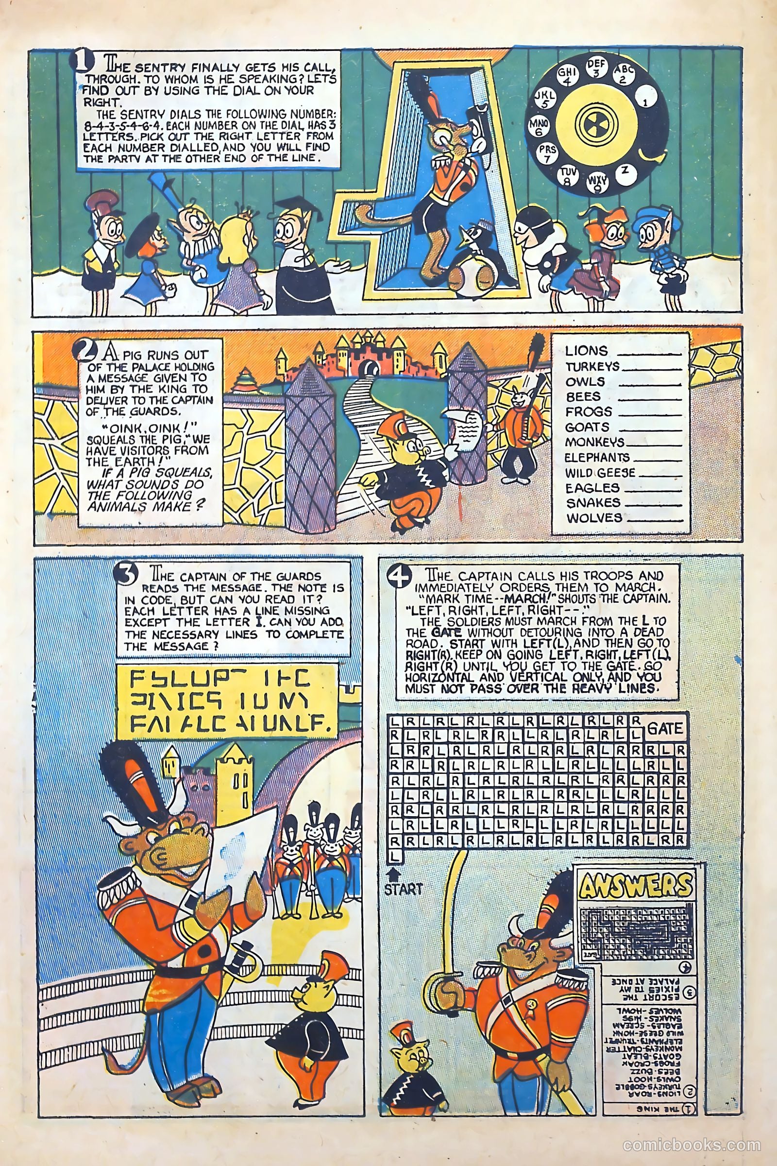 Pixie Puzzle Rocket to Adventureland #1 (1952) — page 23 of 37