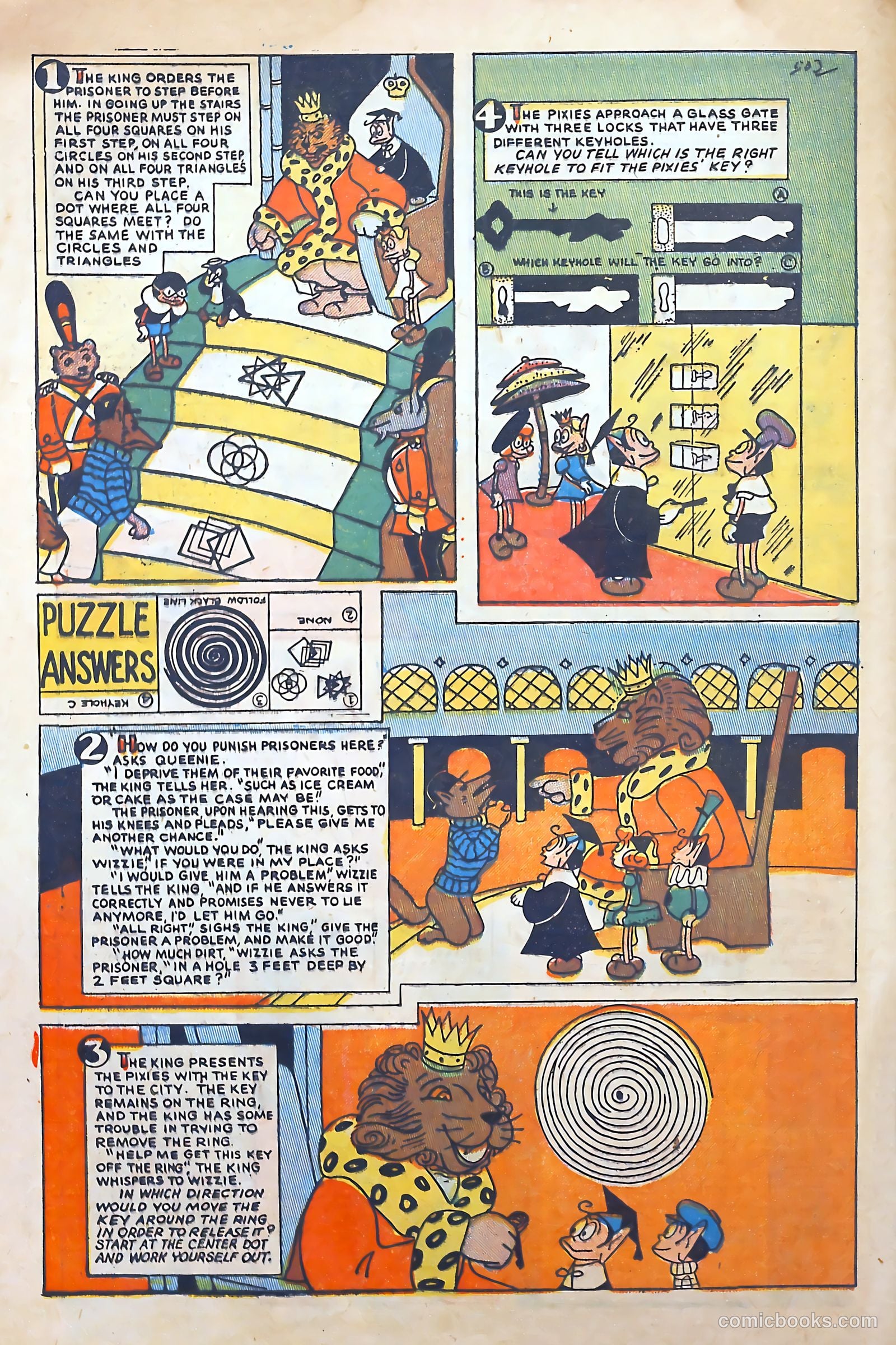 Pixie Puzzle Rocket to Adventureland #1 (1952) — page 29 of 37