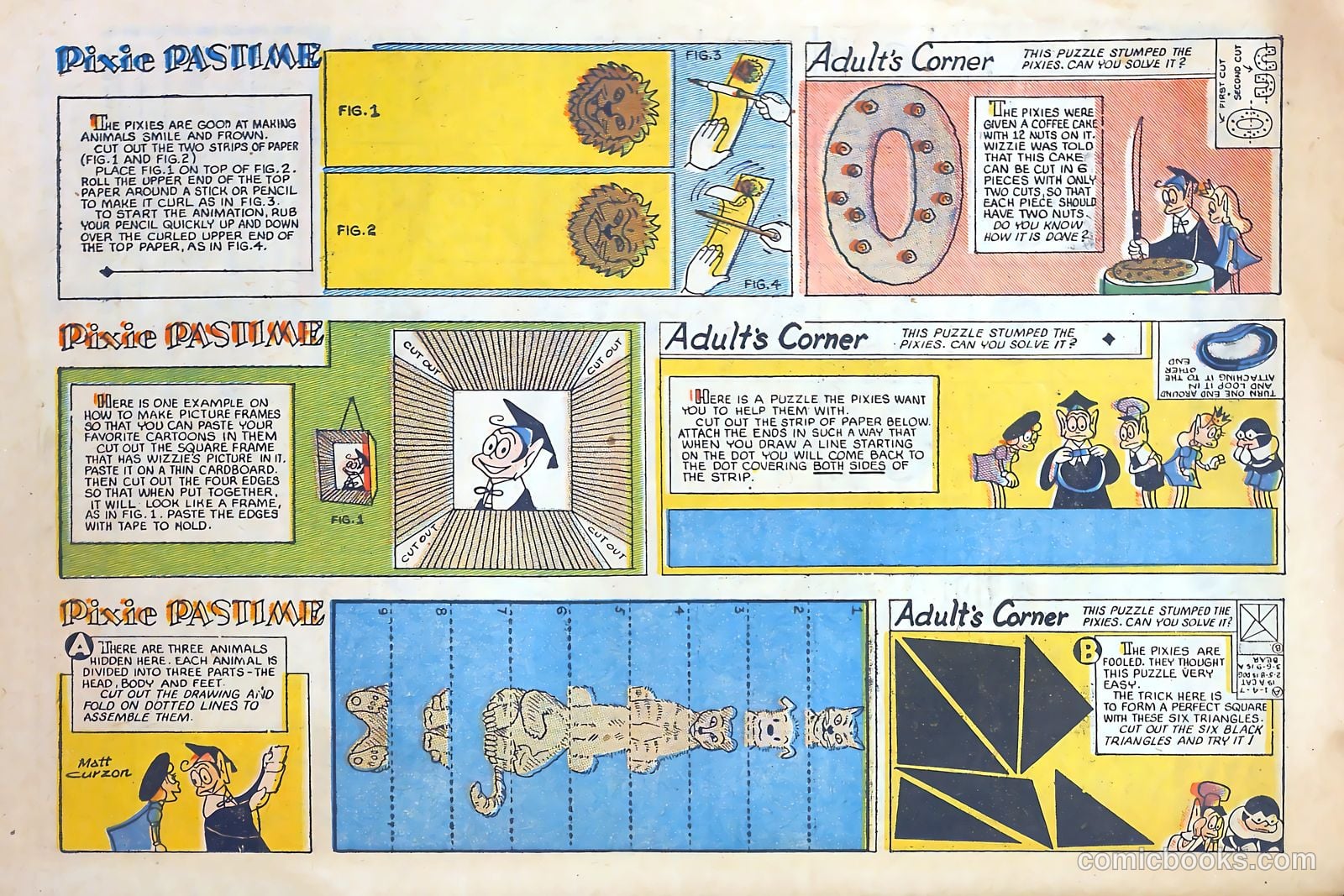 Pixie Puzzle Rocket to Adventureland #1 (1952) — page 31 of 37