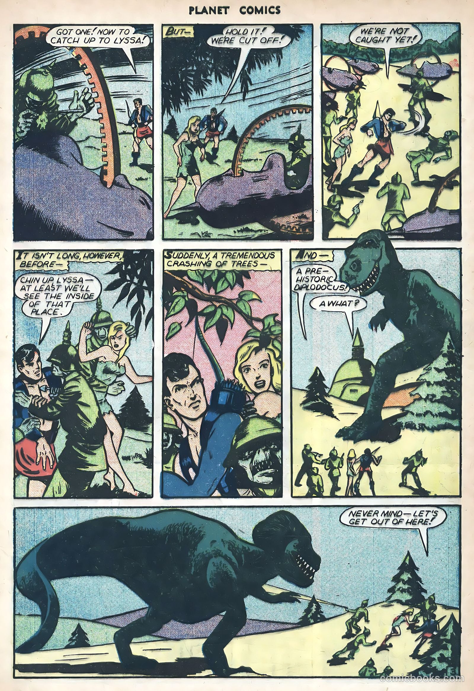 Planet Comics #1 (1958) — page 5 of 36