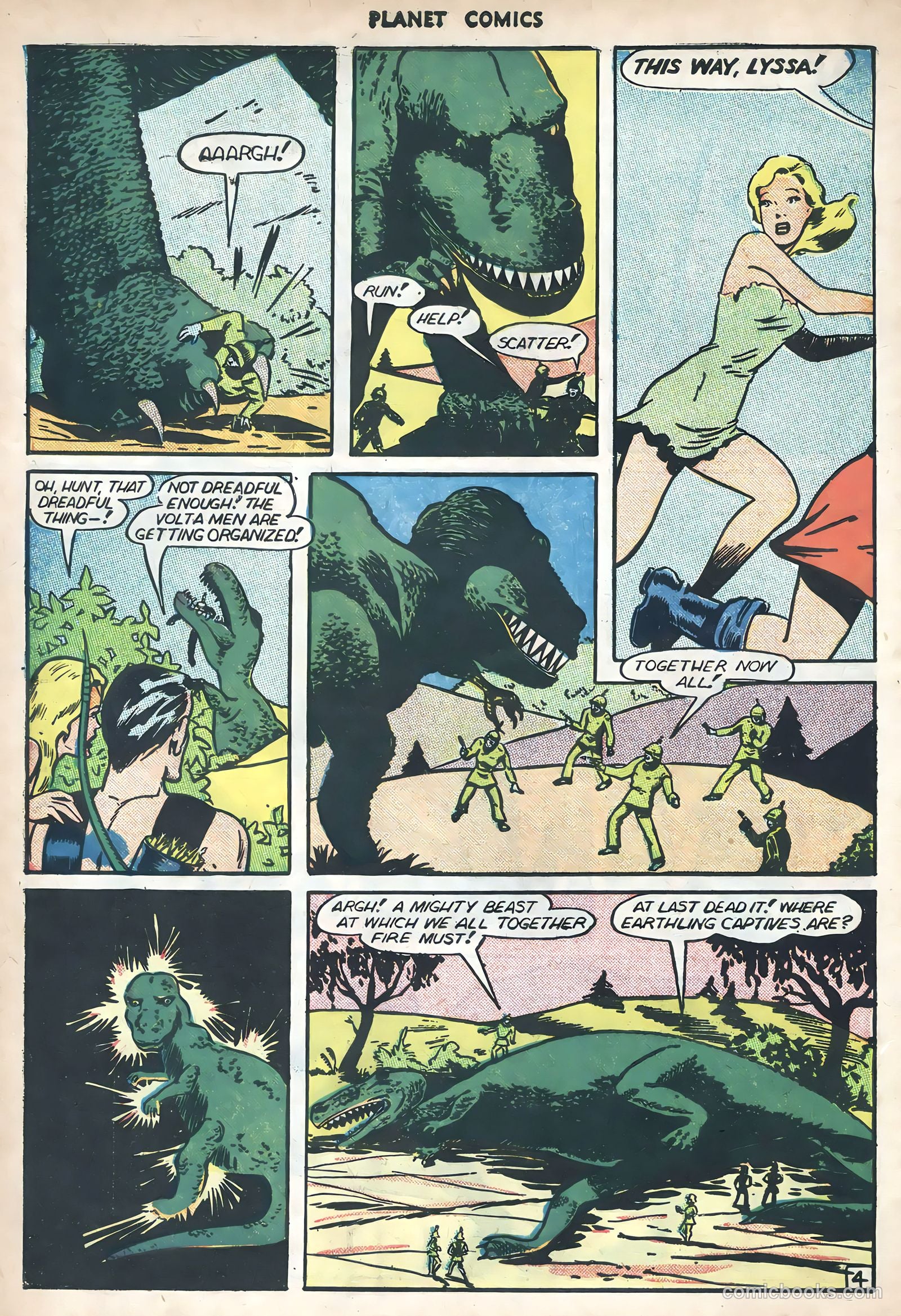 Planet Comics #1 (1958) — page 6 of 36