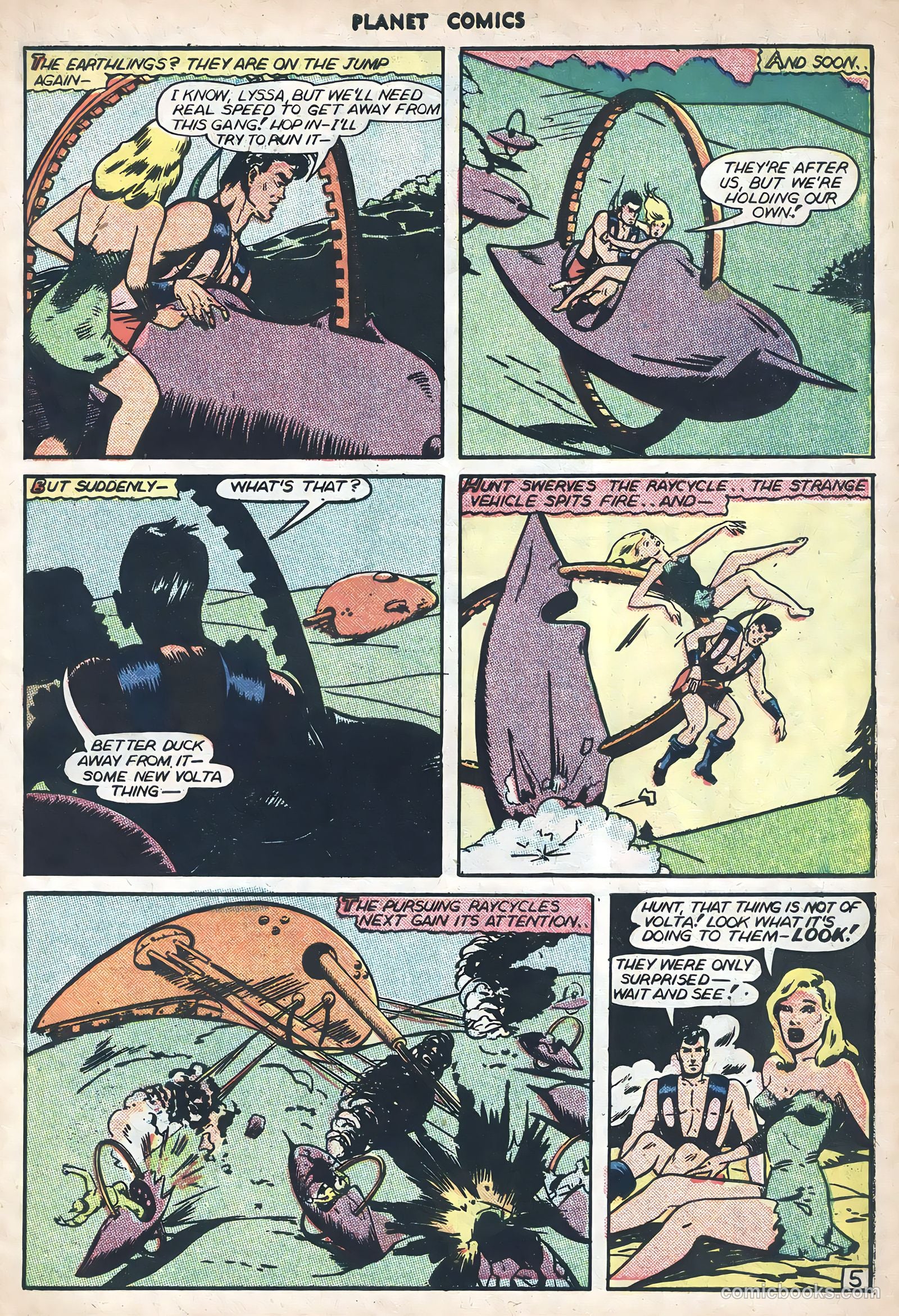 Planet Comics #1 (1958) — page 7 of 36