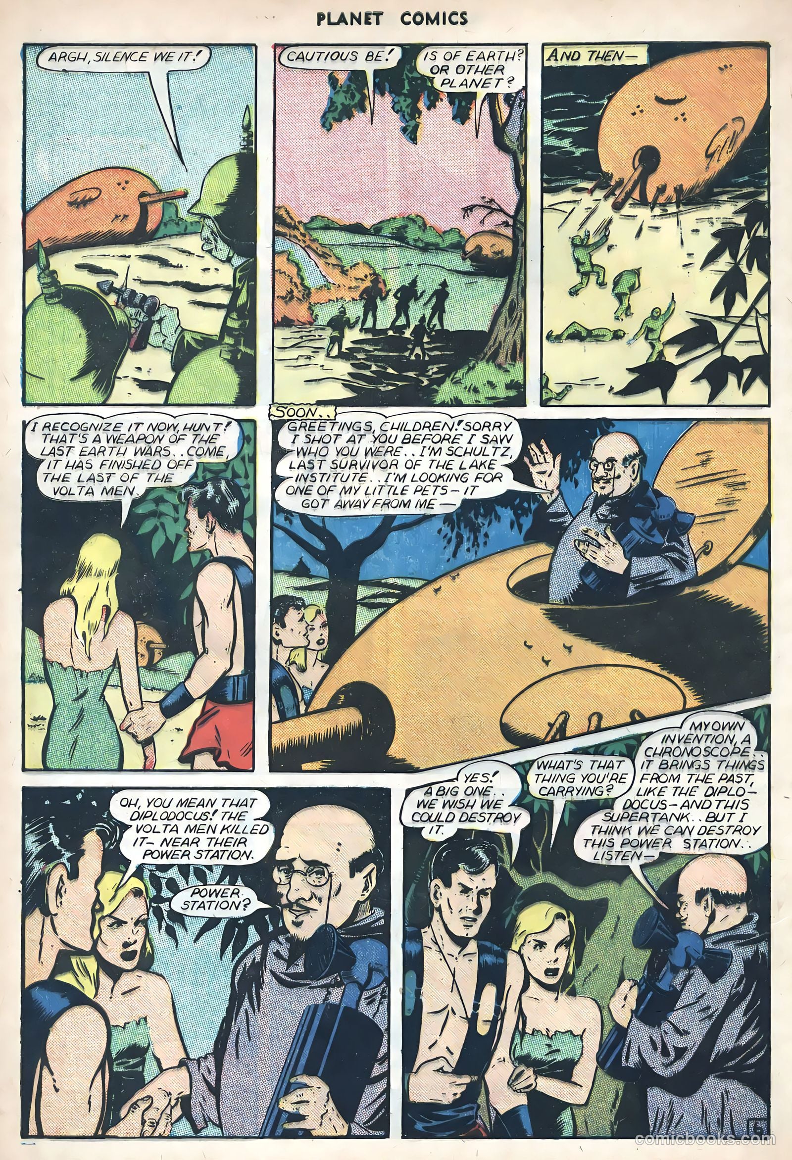 Planet Comics #1 (1958) — page 8 of 36