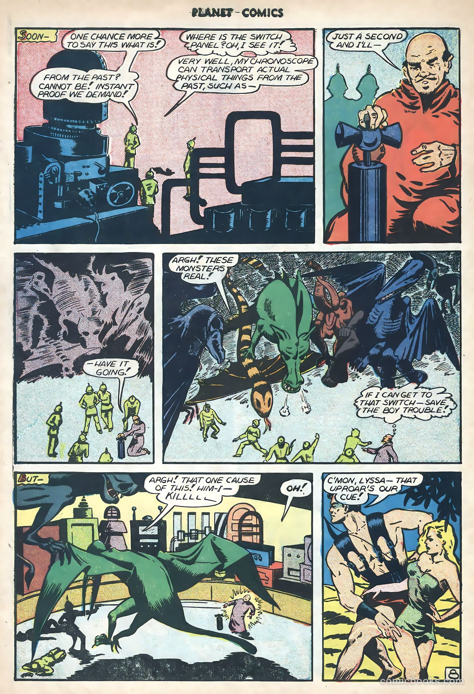 Planet Comics #1 (1958) — page 10 of 36