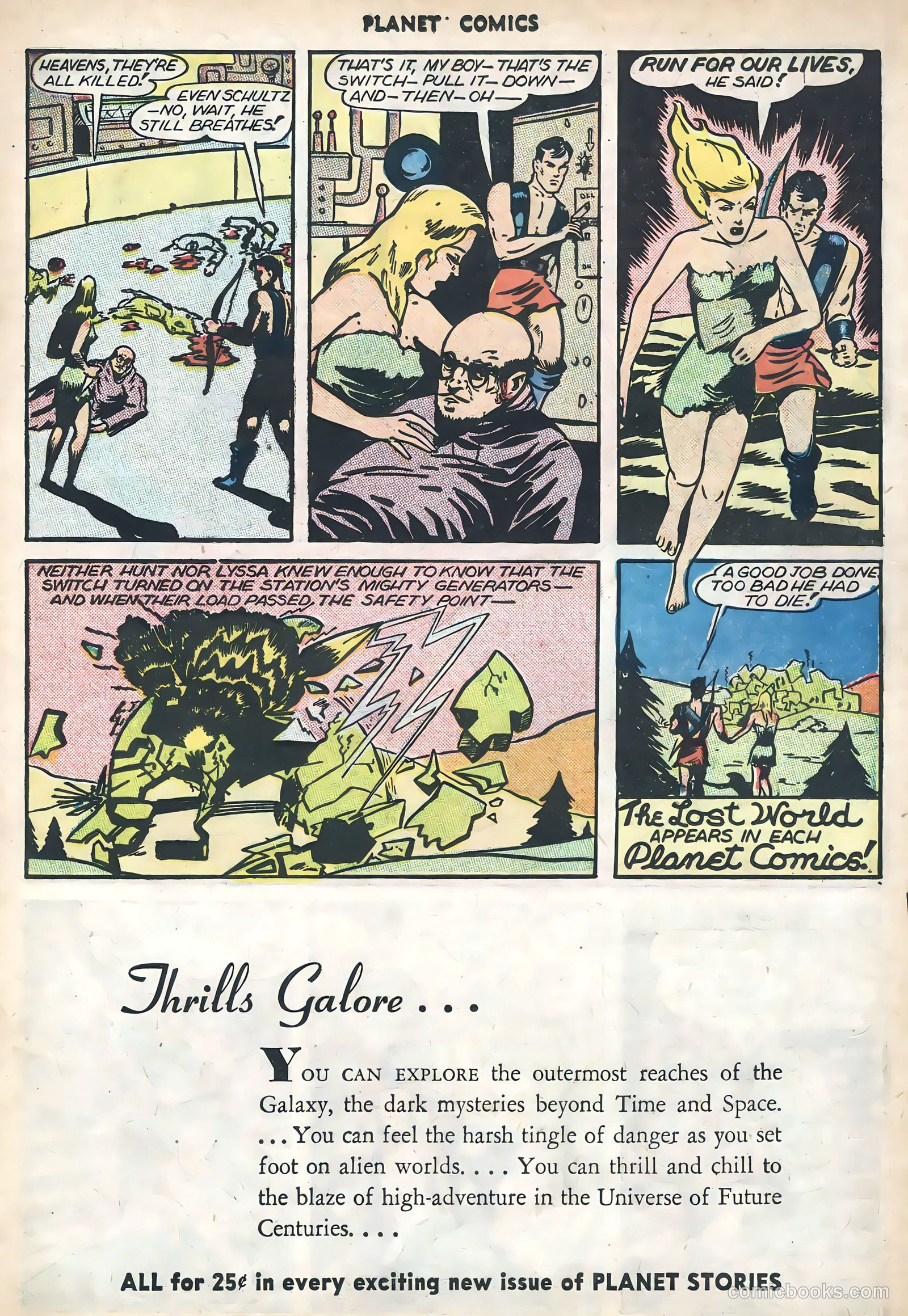 Planet Comics #1 (1958) — page 11 of 36