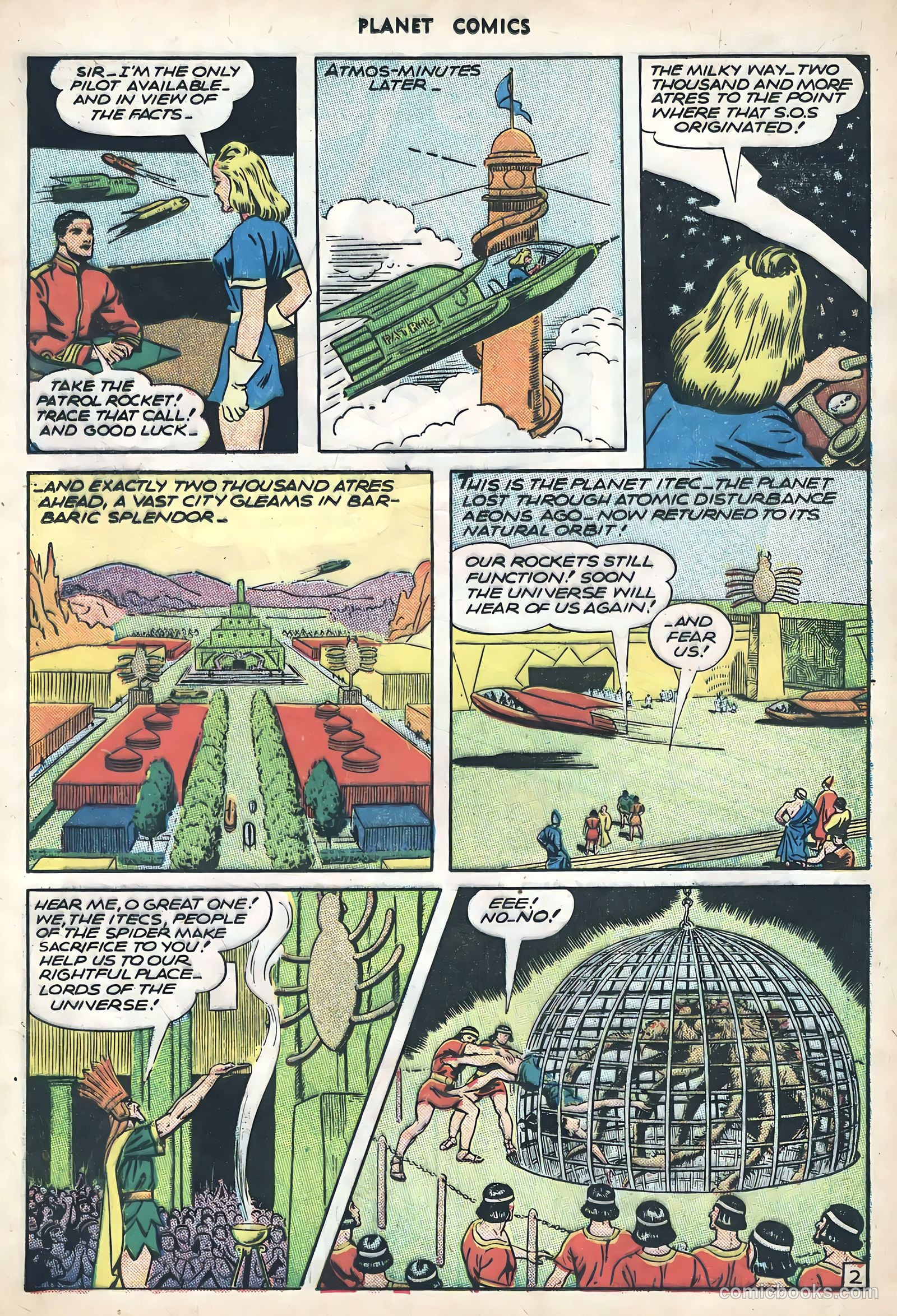 Planet Comics #1 (1958) — page 13 of 36