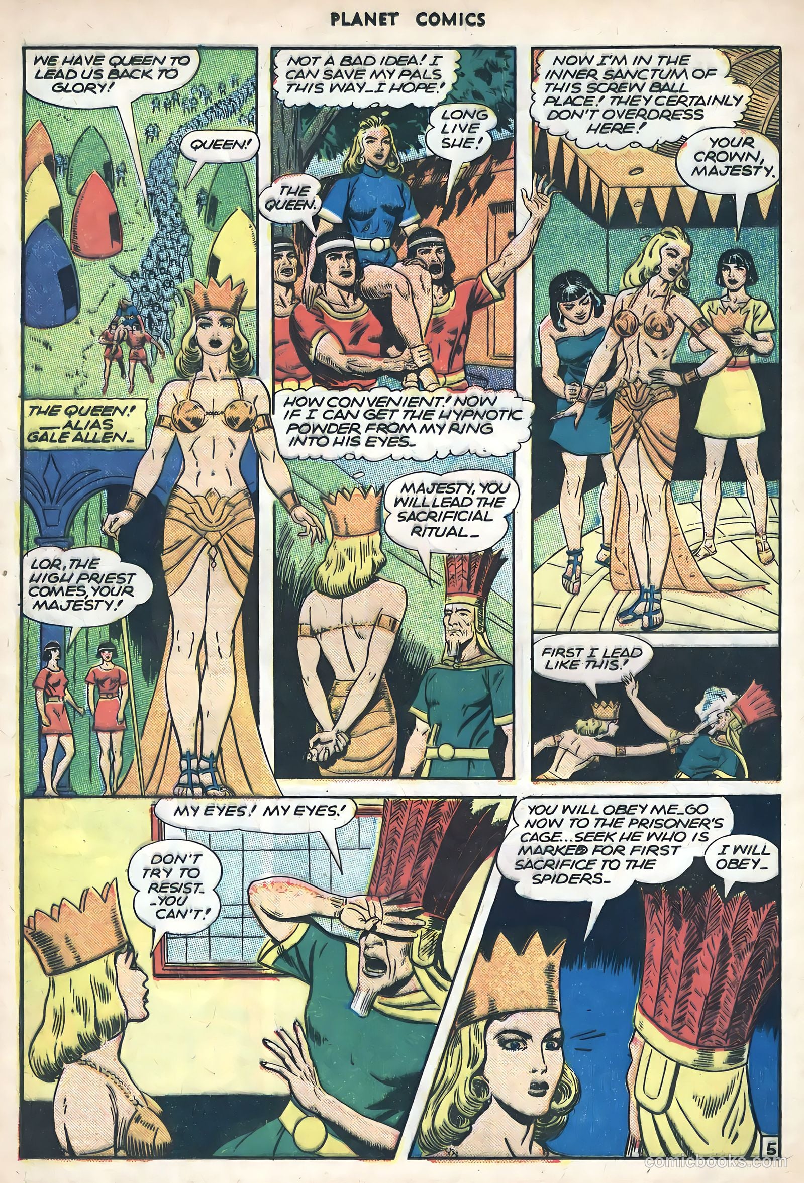 Planet Comics #1 (1958) — page 16 of 36