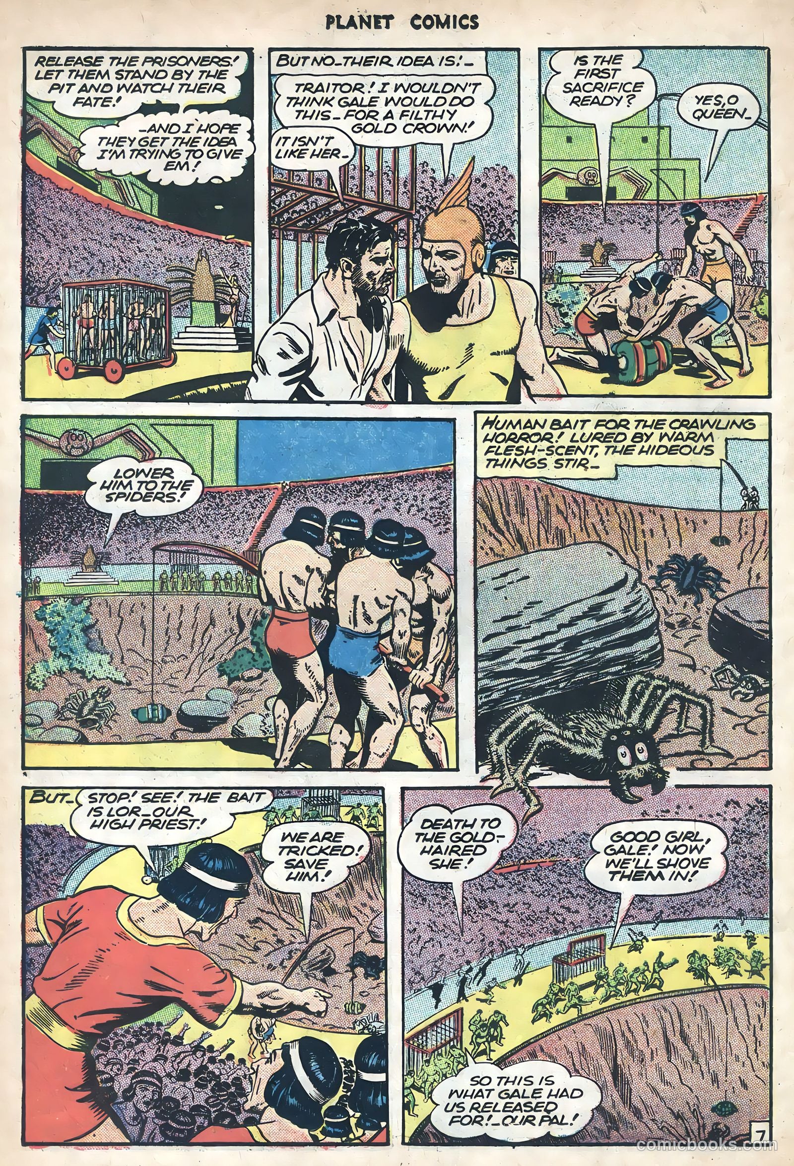 Planet Comics #1 (1958) — page 18 of 36