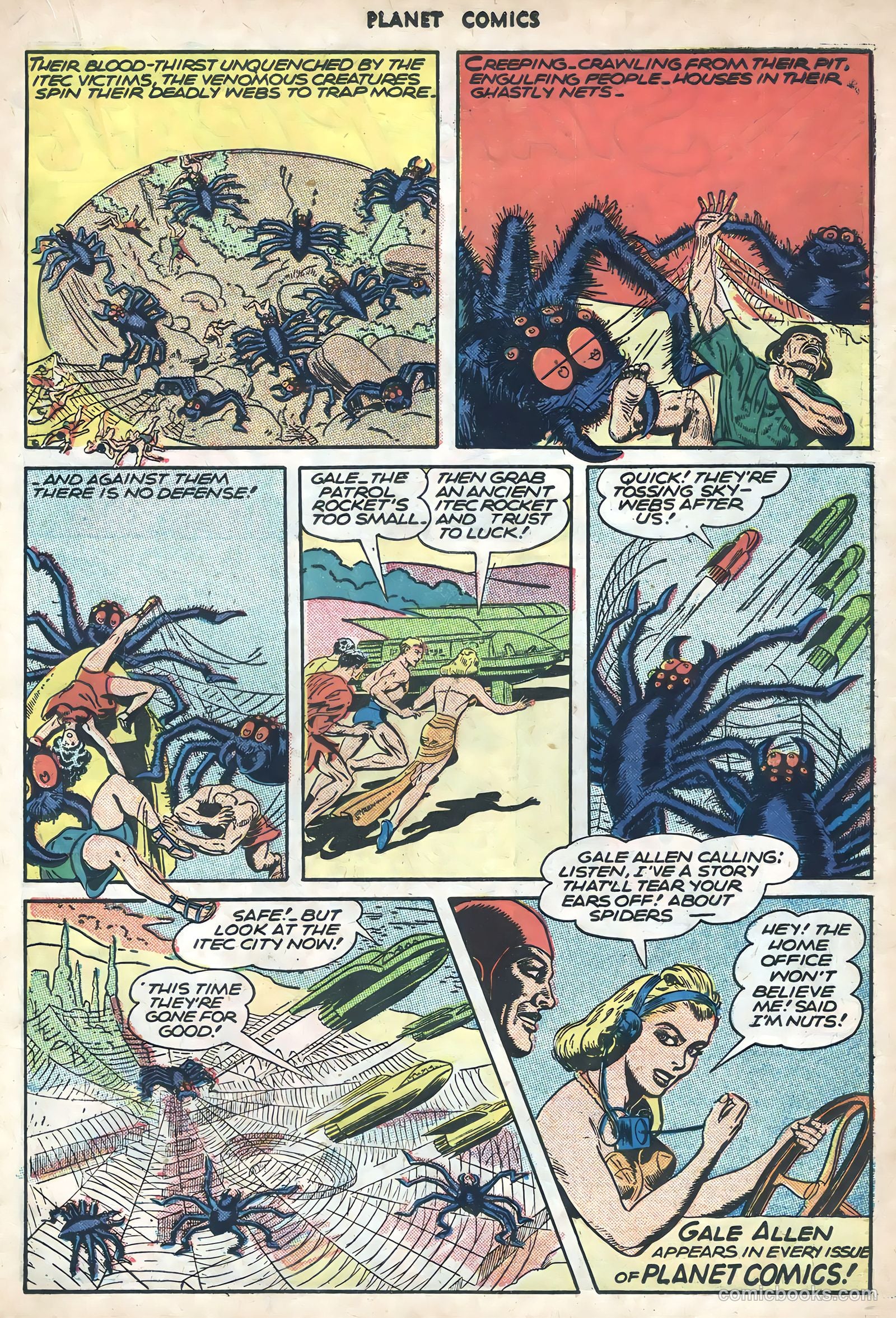 Planet Comics #1 (1958) — page 19 of 36