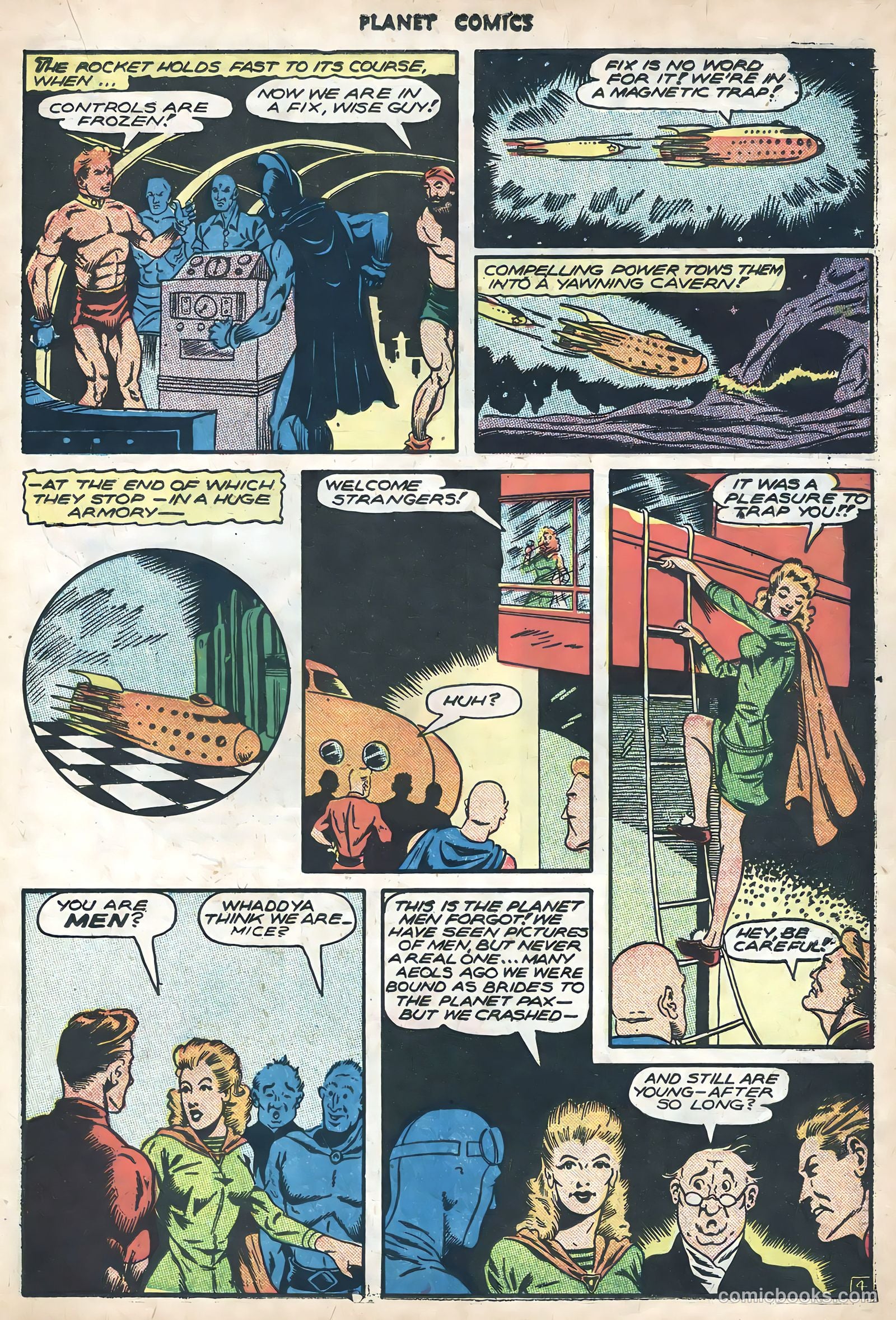 Planet Comics #1 (1958) — page 23 of 36