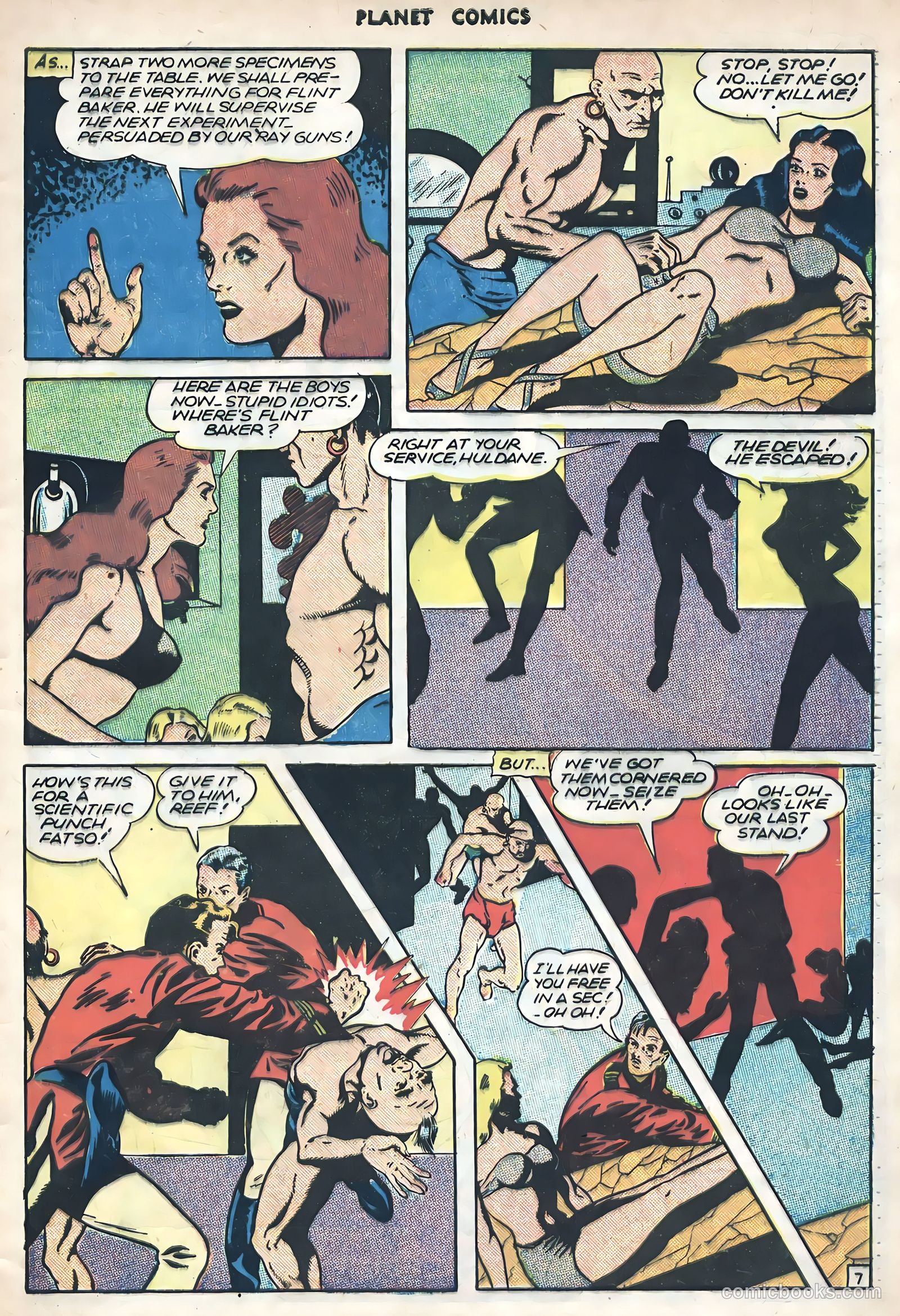 Planet Comics #1 (1958) — page 33 of 36