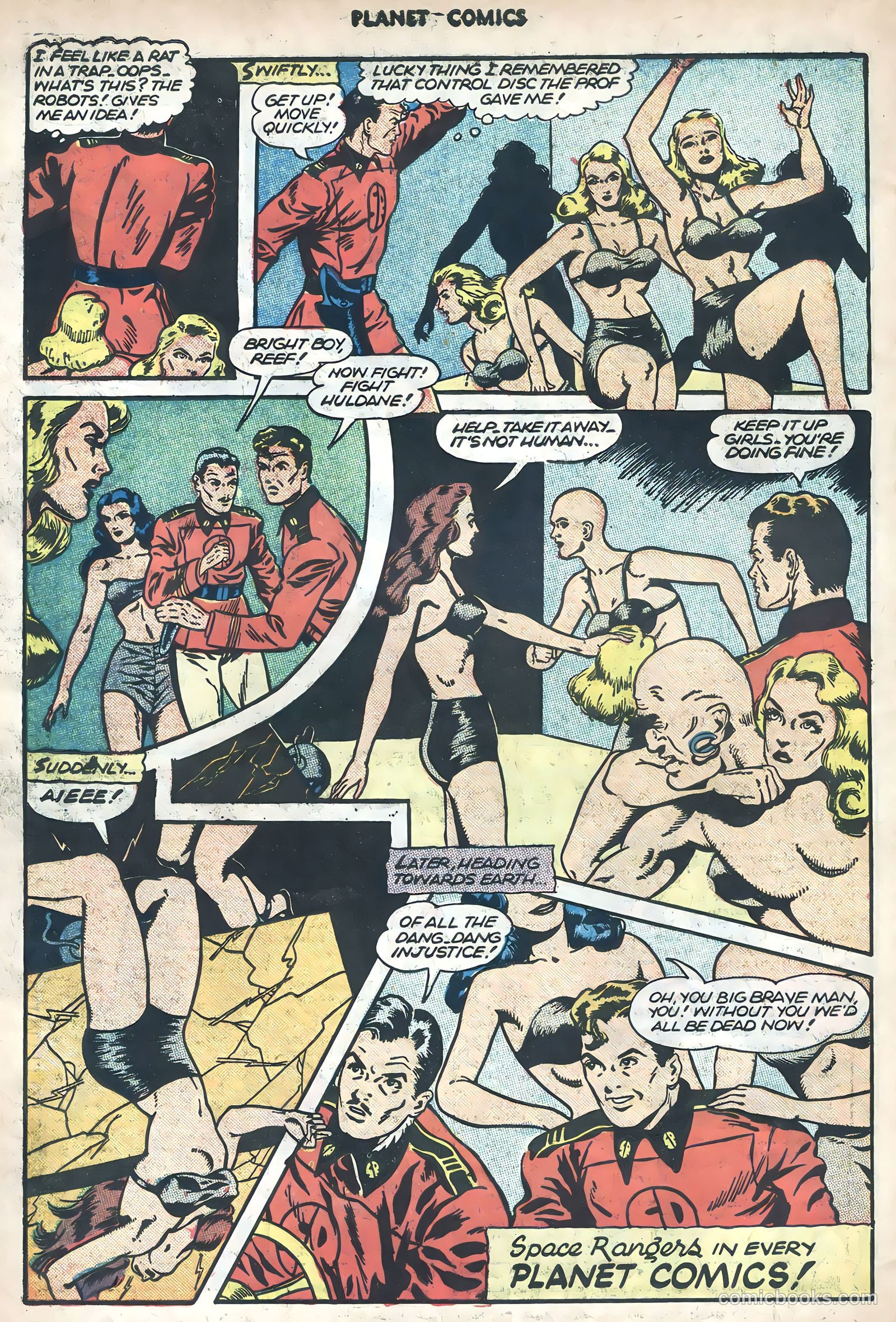 Planet Comics #1 (1958) — page 34 of 36