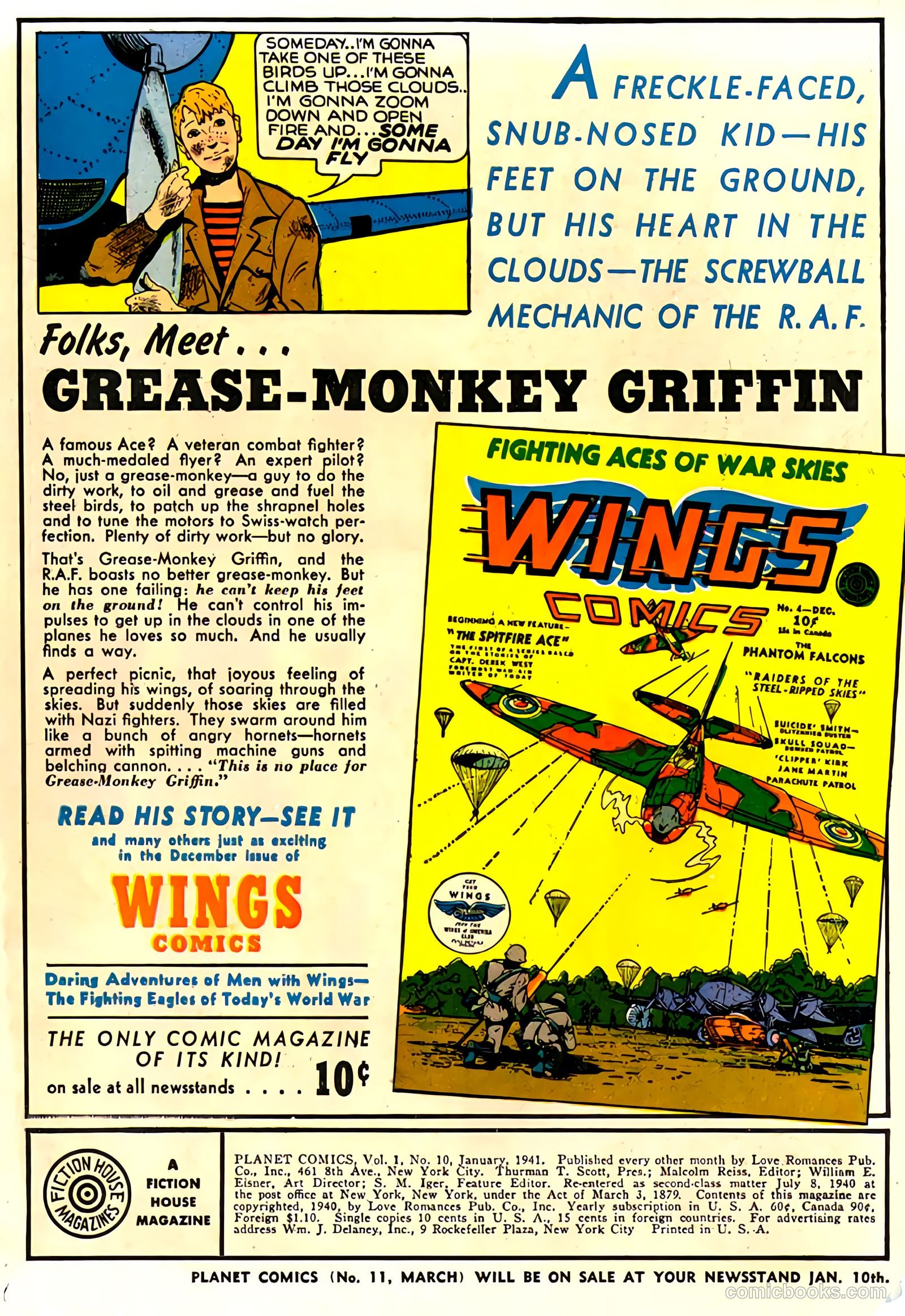 Planet Comics #10 (1941) — page 2 of 68