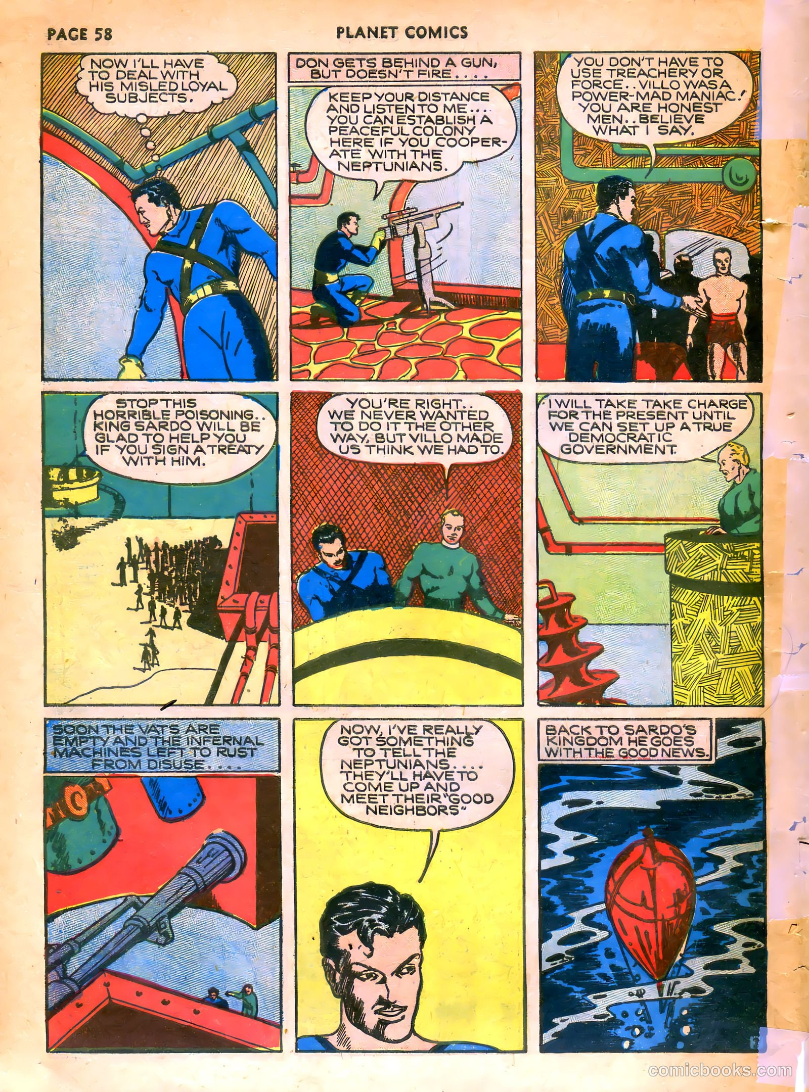 Planet Comics #10 (1941) — page 60 of 68