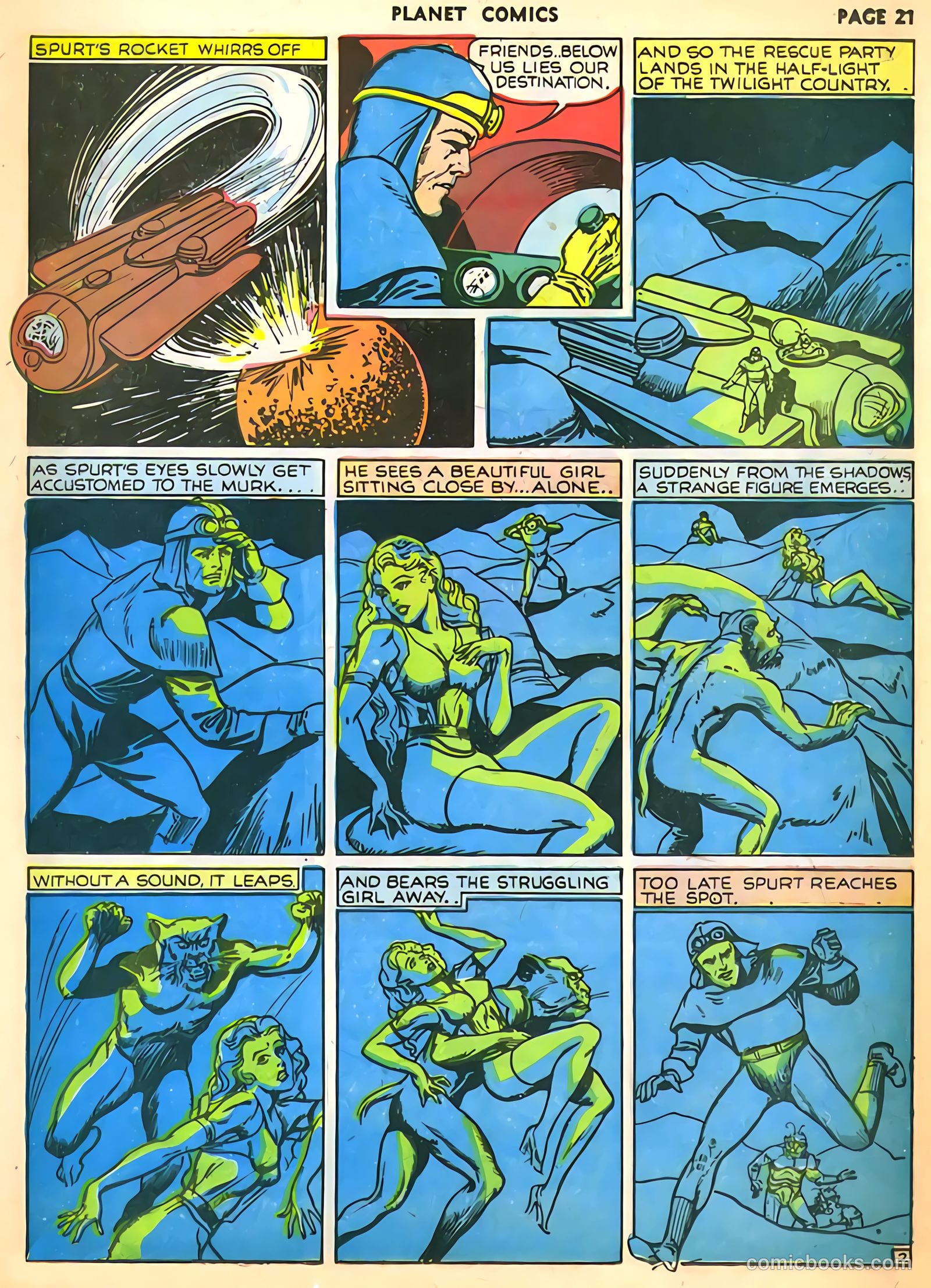 Planet Comics #11 (1941) — page 23 of 68