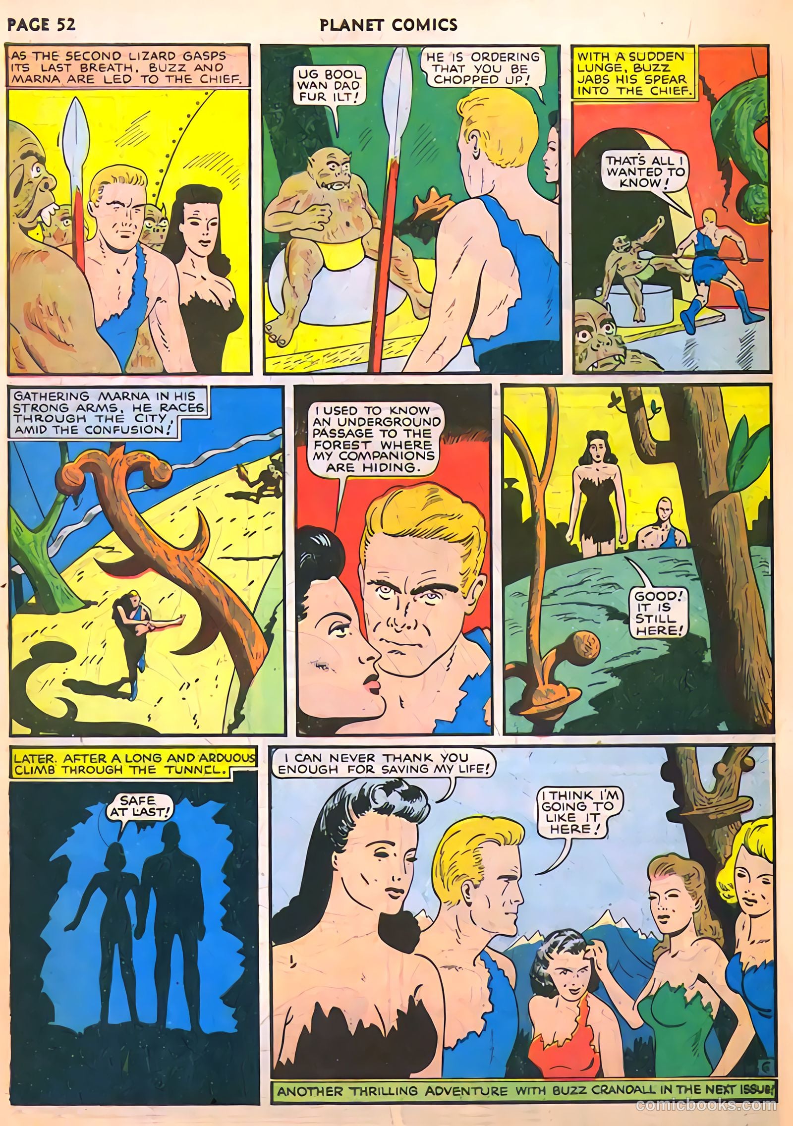 Planet Comics #11 (1941) — page 54 of 68
