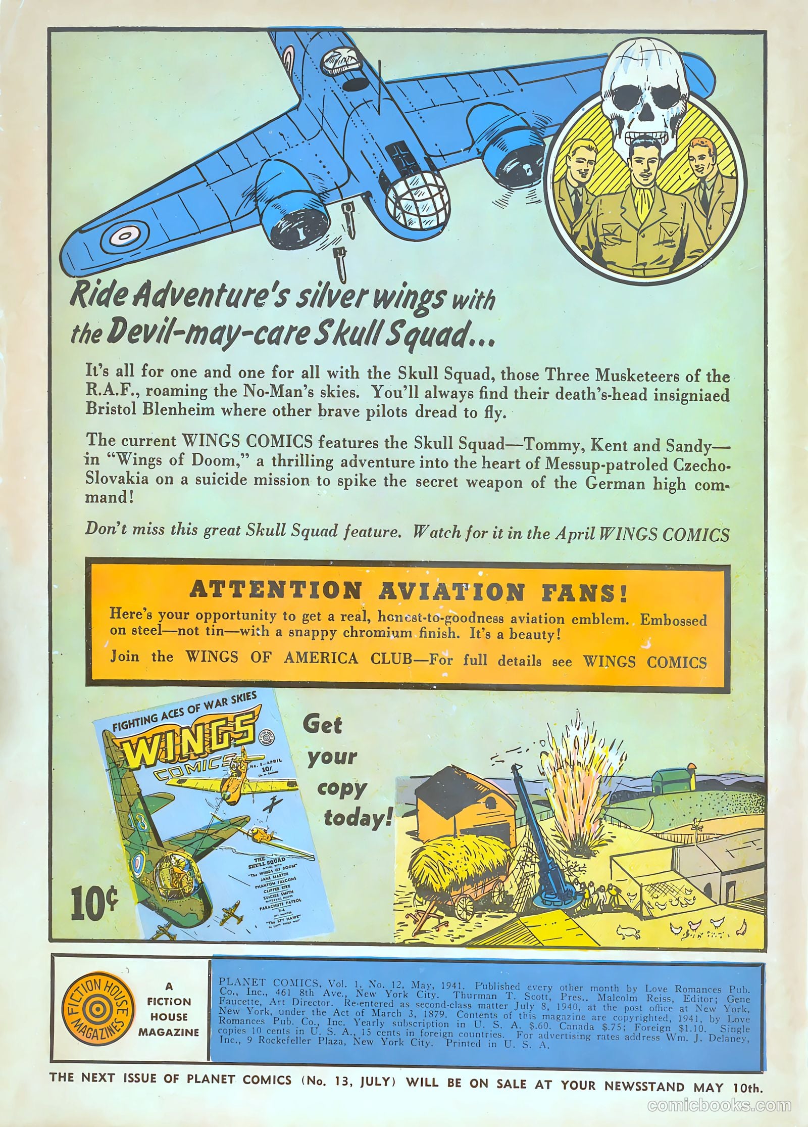 Planet Comics #12 (1941) — page 2 of 68
