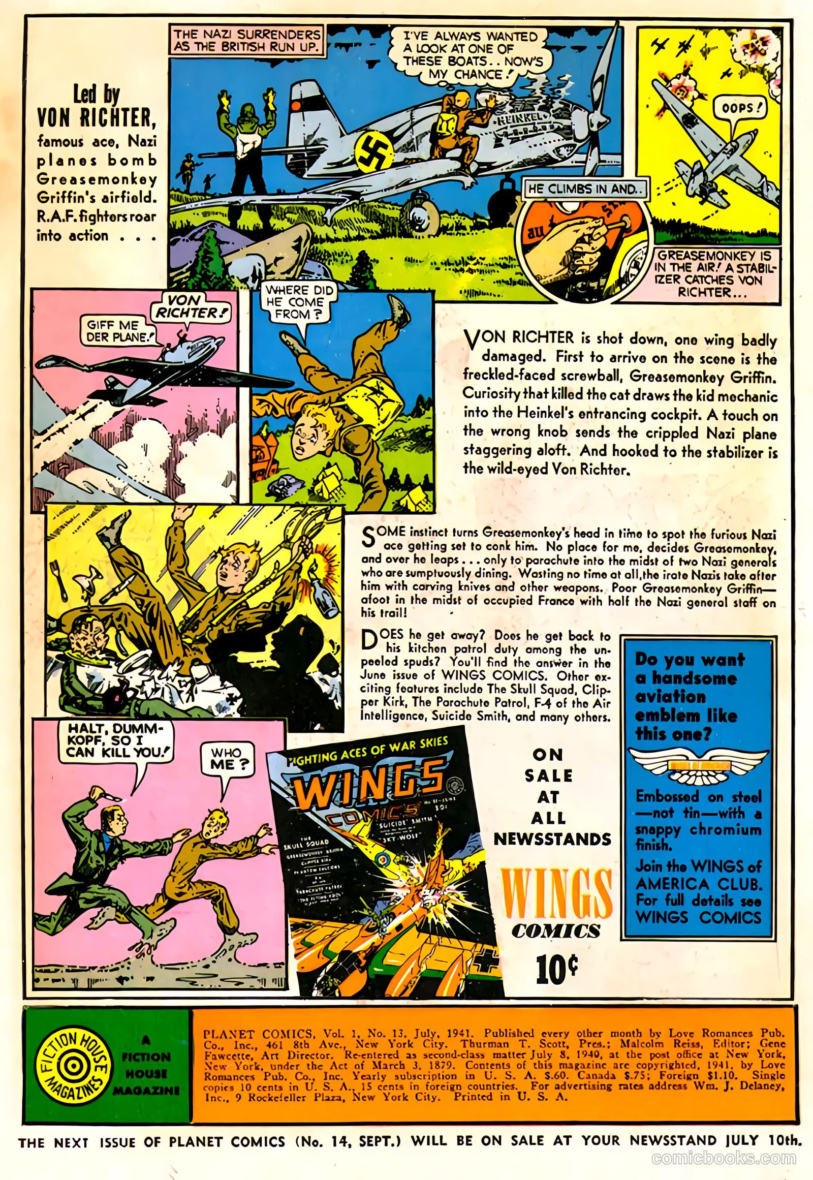 Planet Comics #13 (1941) — page 2 of 68