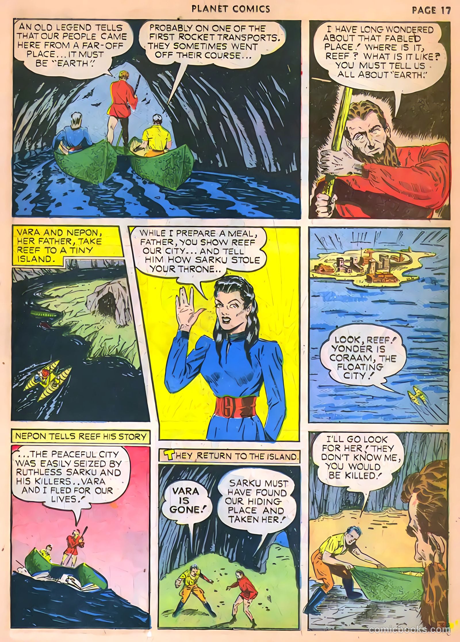 Planet Comics #13 (1941) — page 19 of 68