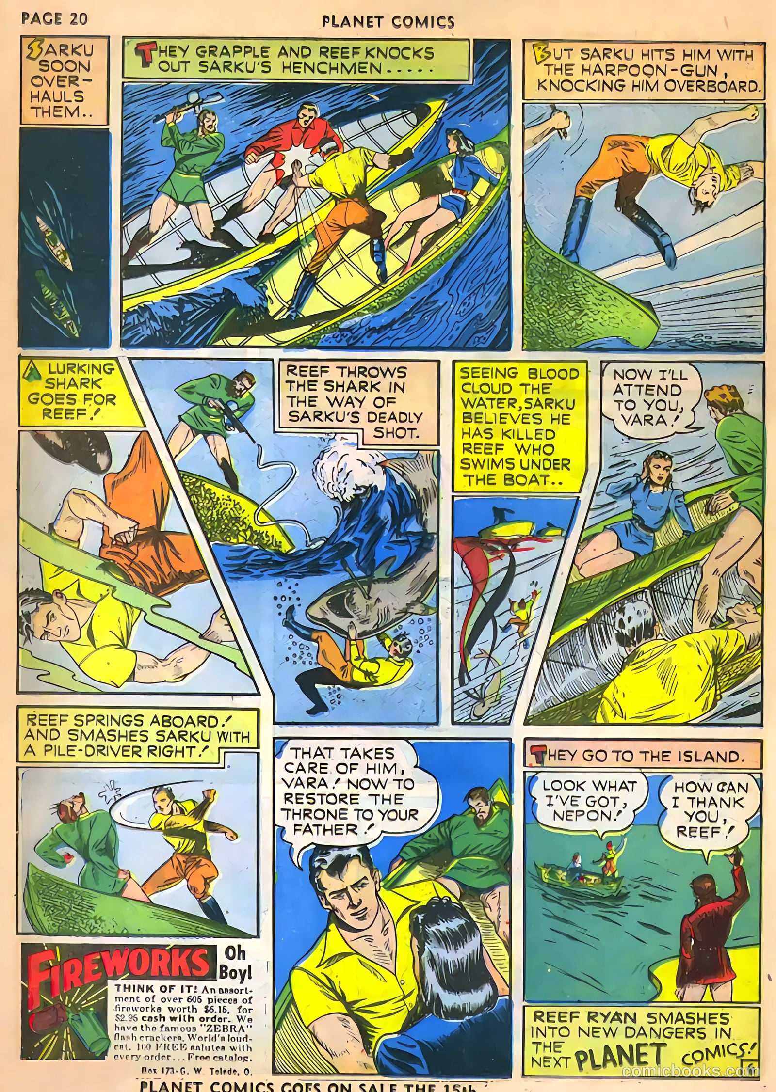 Planet Comics #13 (1941) — page 22 of 68