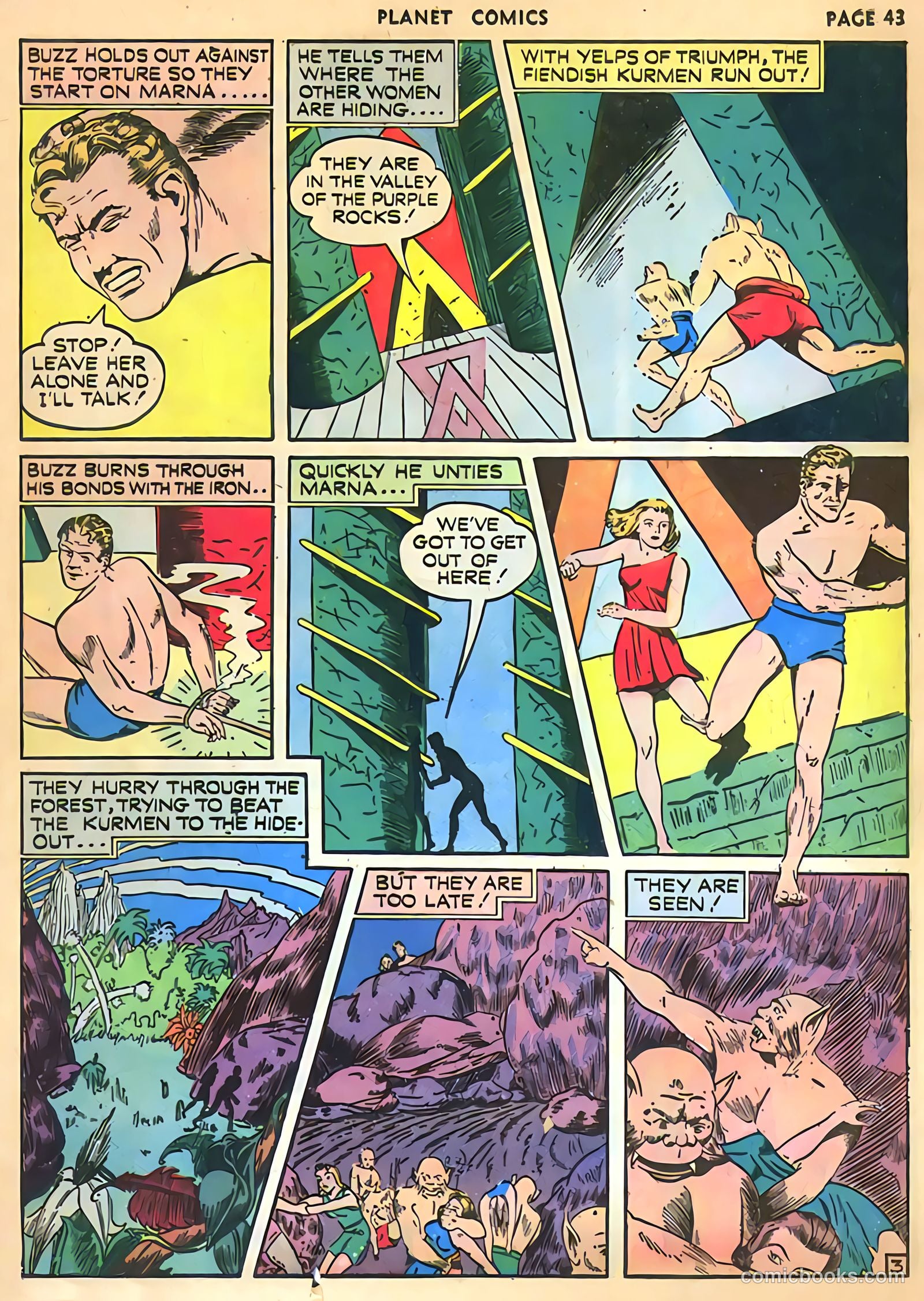 Planet Comics #13 (1941) — page 45 of 68