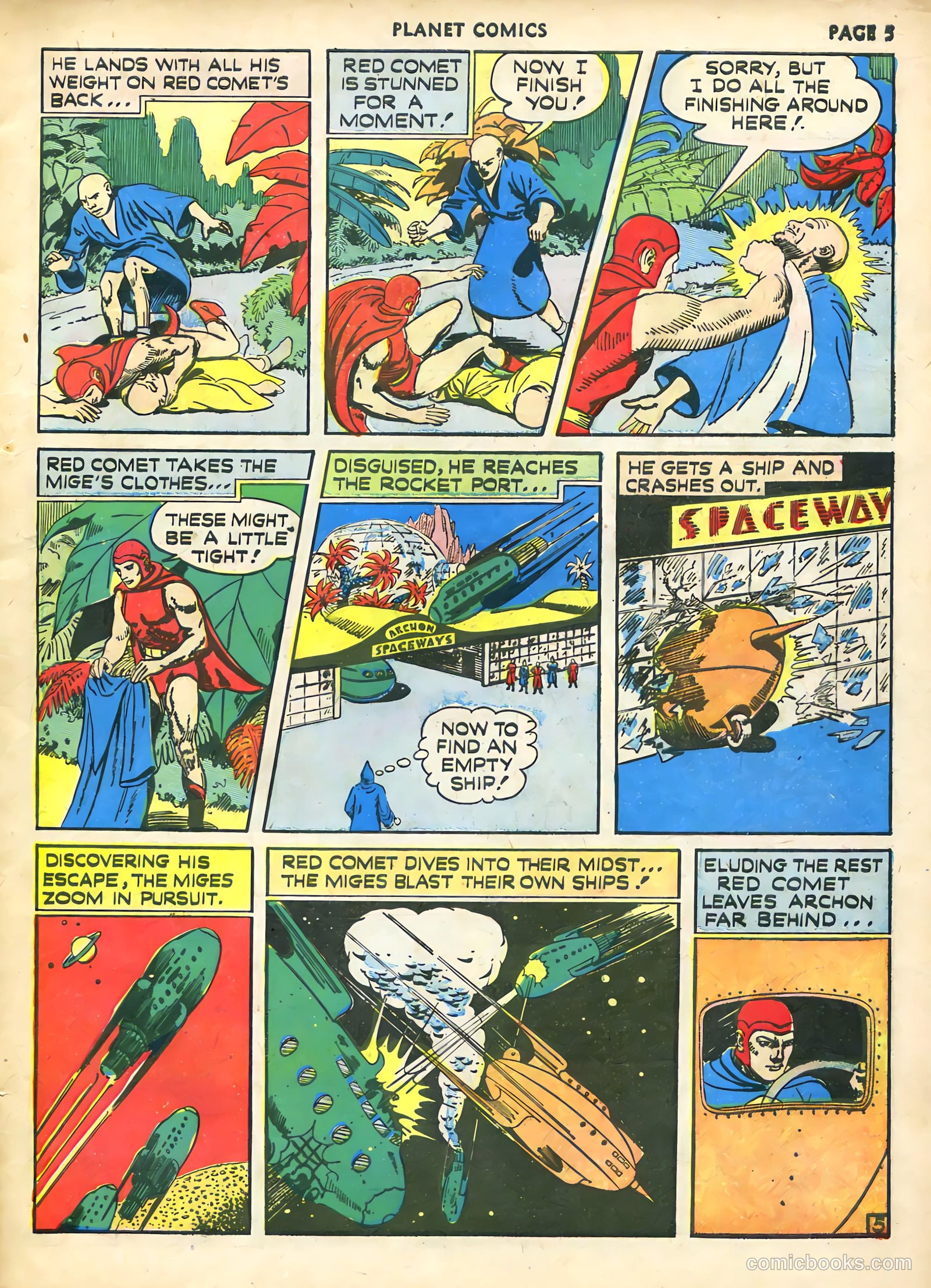 Planet Comics #14 (1941) — page 6 of 67
