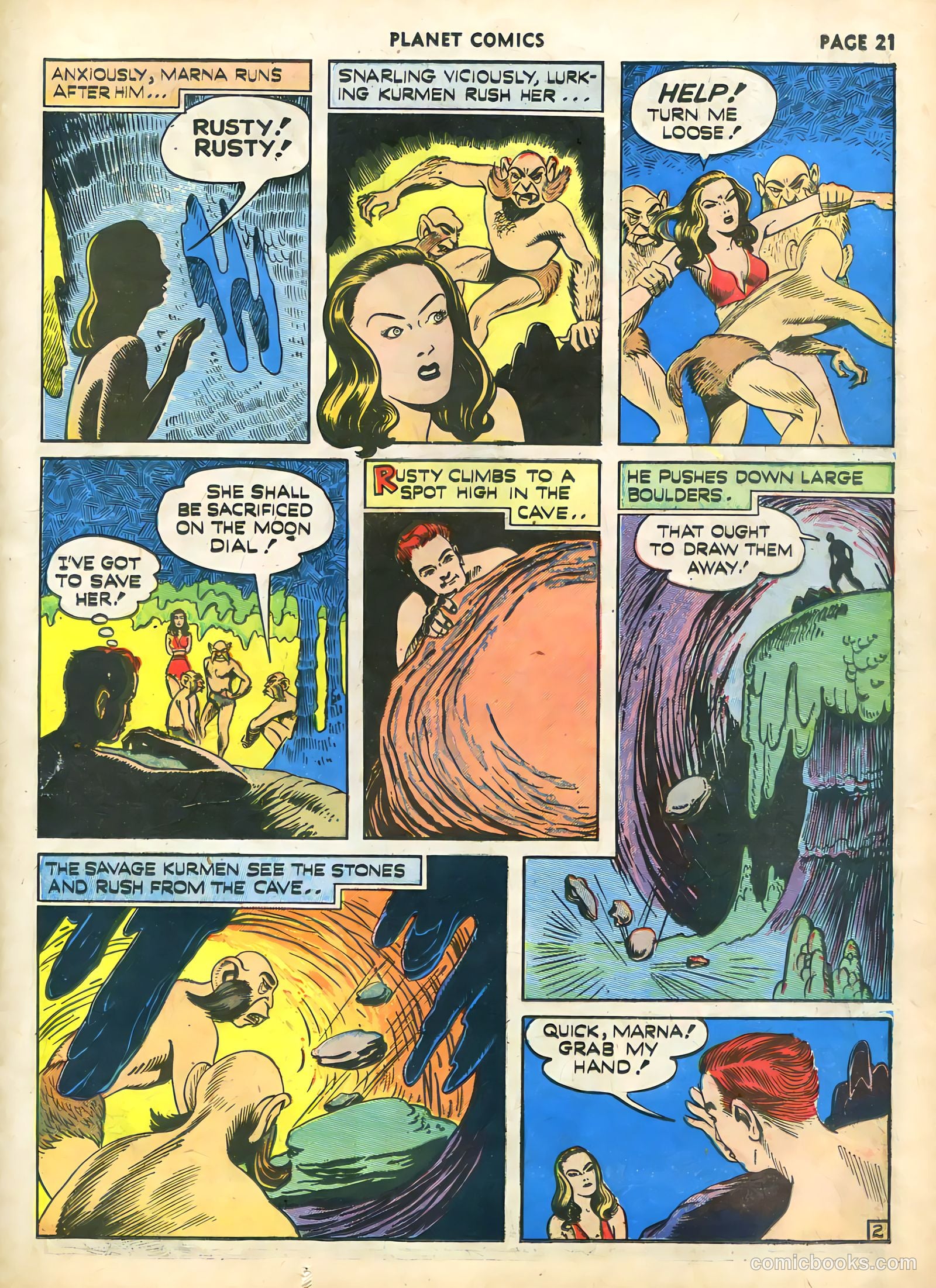 Planet Comics #14 (1941) — page 22 of 67