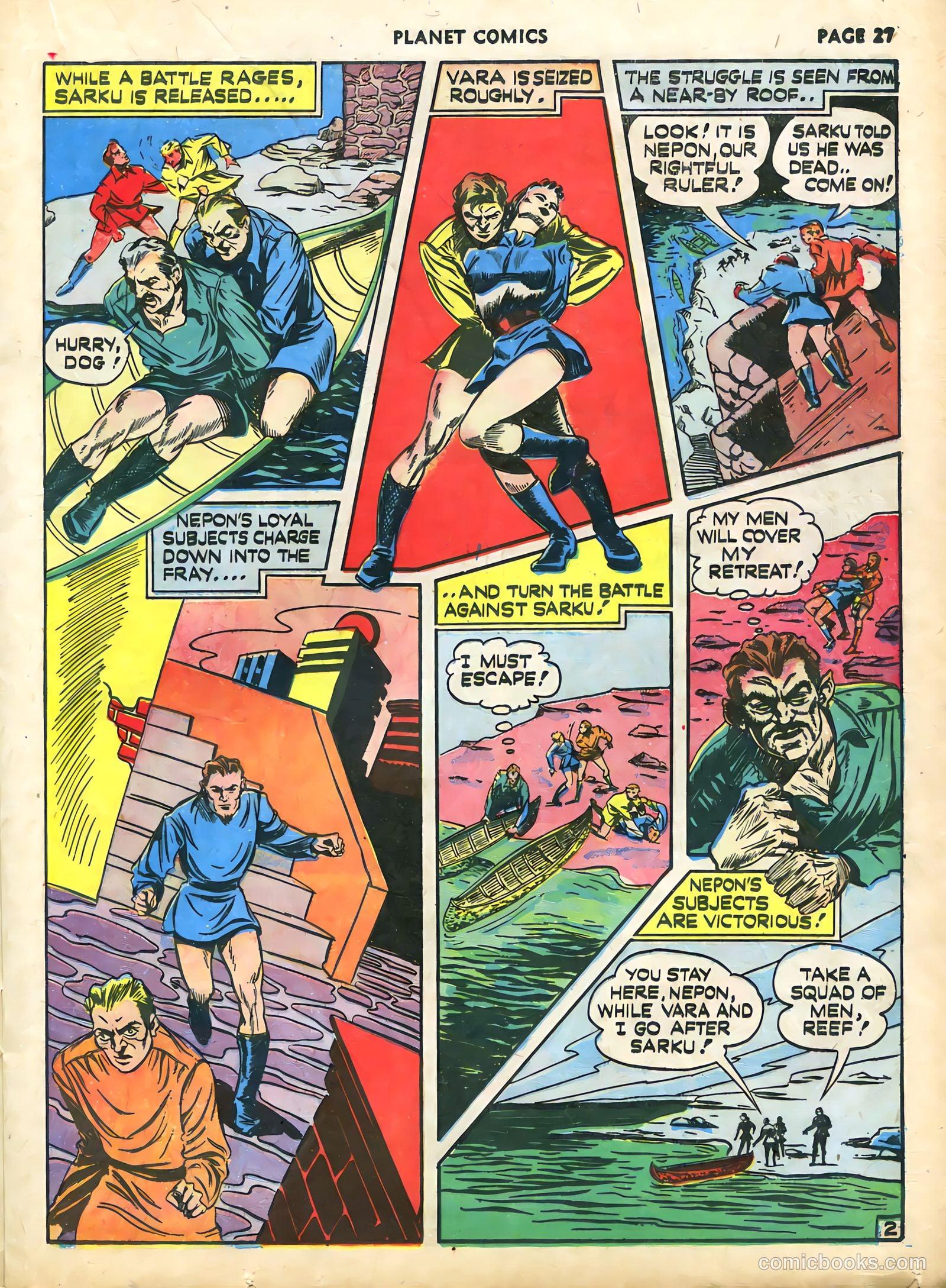 Planet Comics #14 (1941) — page 28 of 67