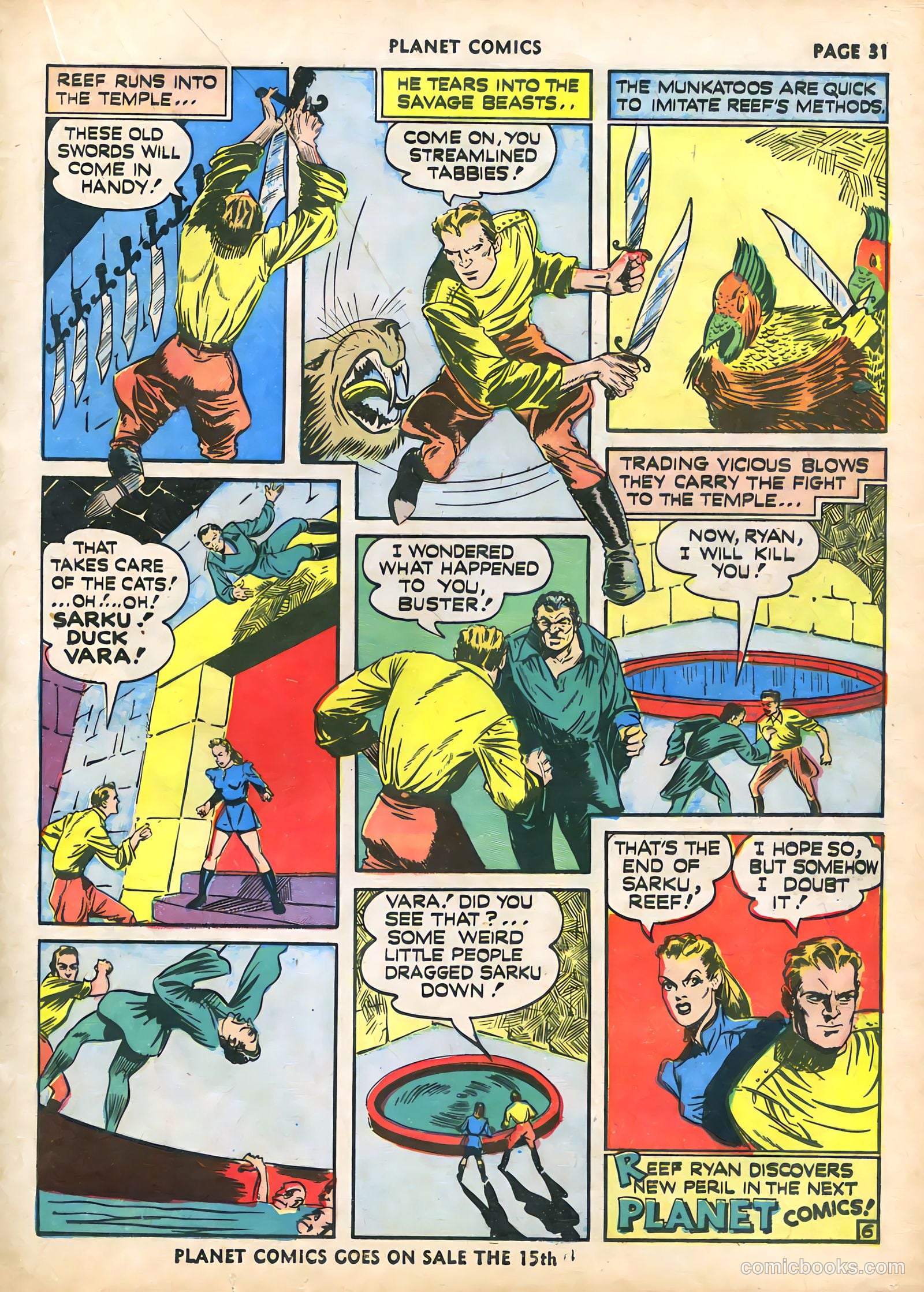 Planet Comics #14 (1941) — page 32 of 67