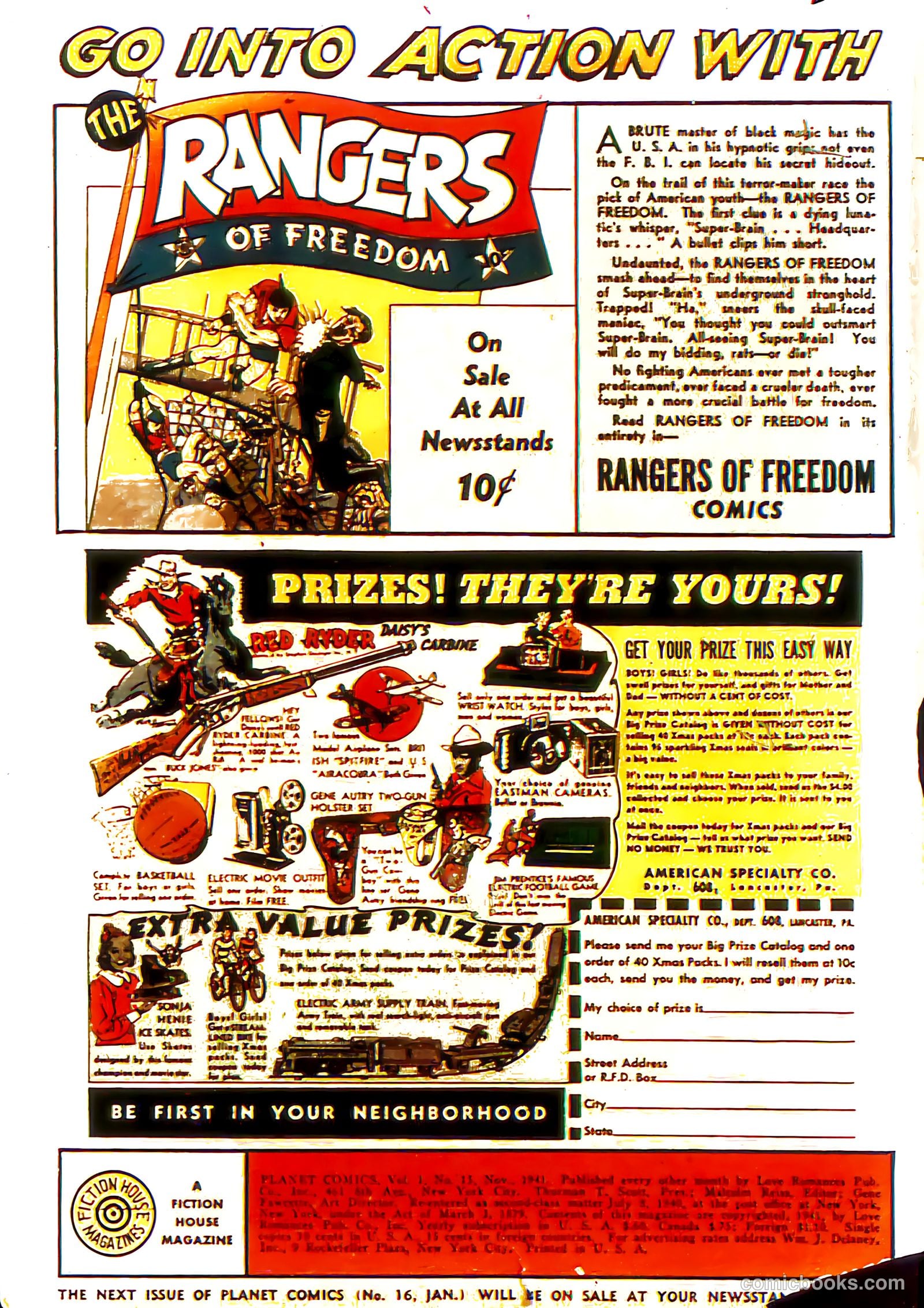 Planet Comics #15 (1941) — page 2 of 68