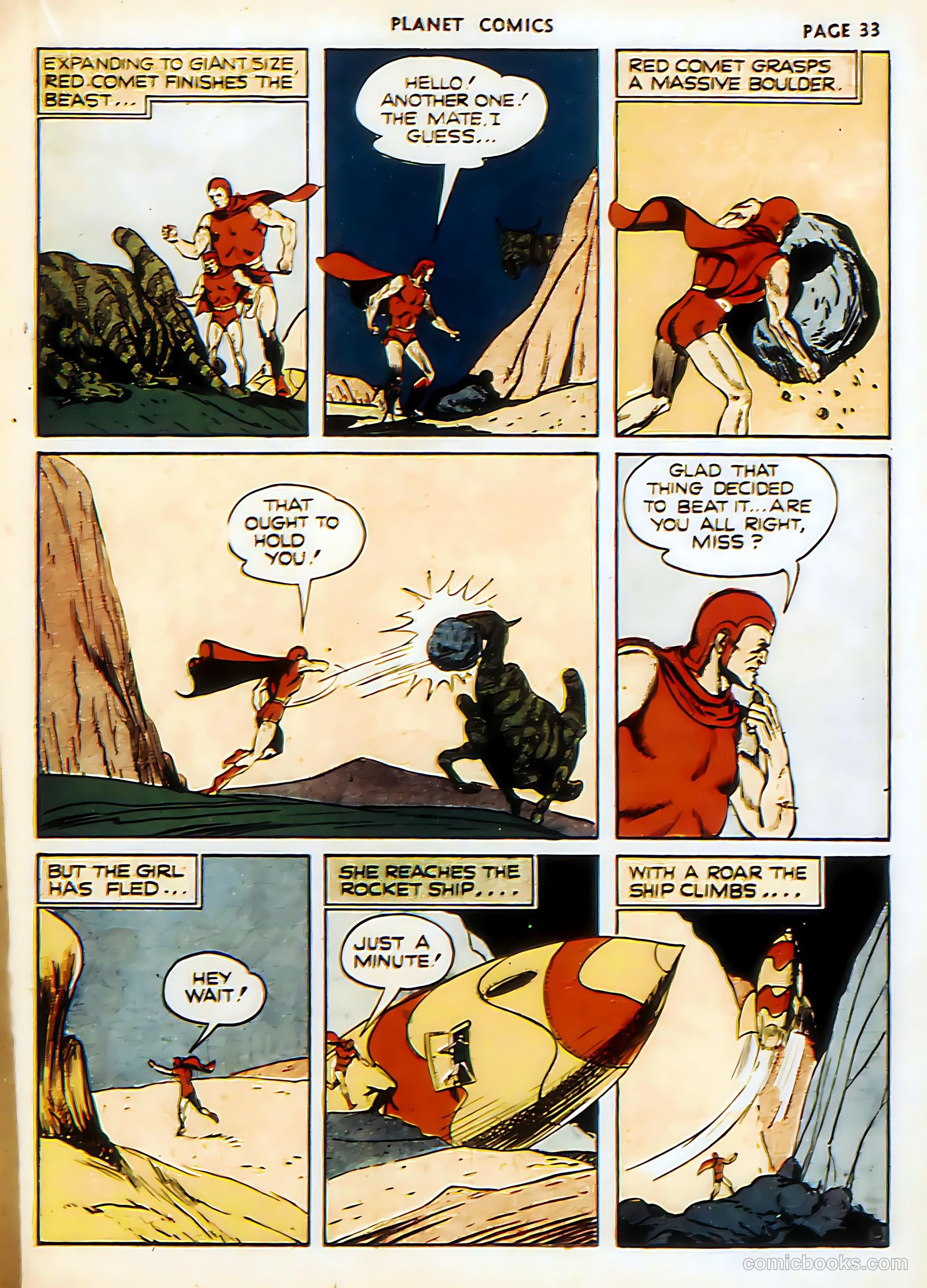 Planet Comics #15 (1941) — page 35 of 68