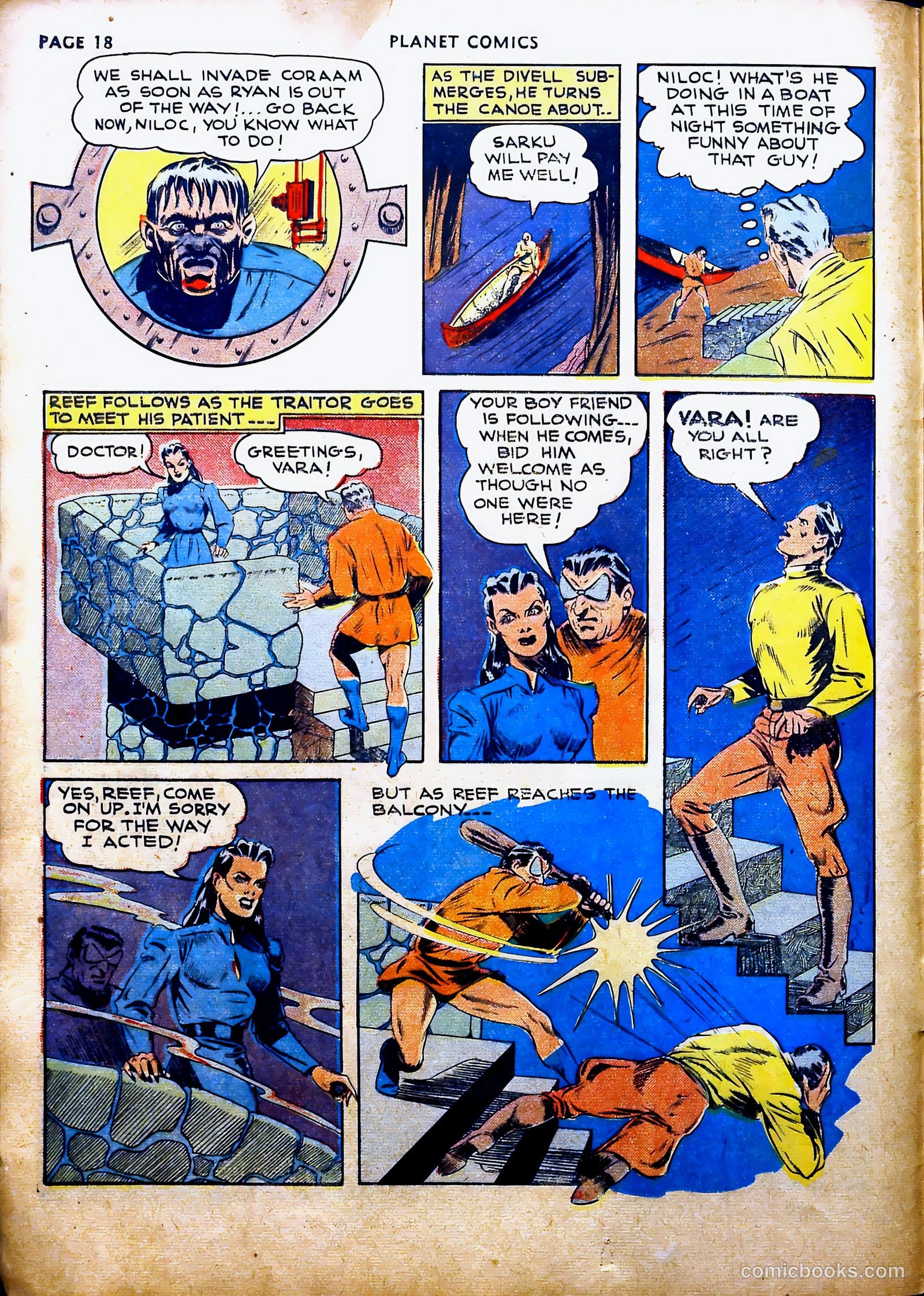 Planet Comics #16 (1942) — page 22 of 70